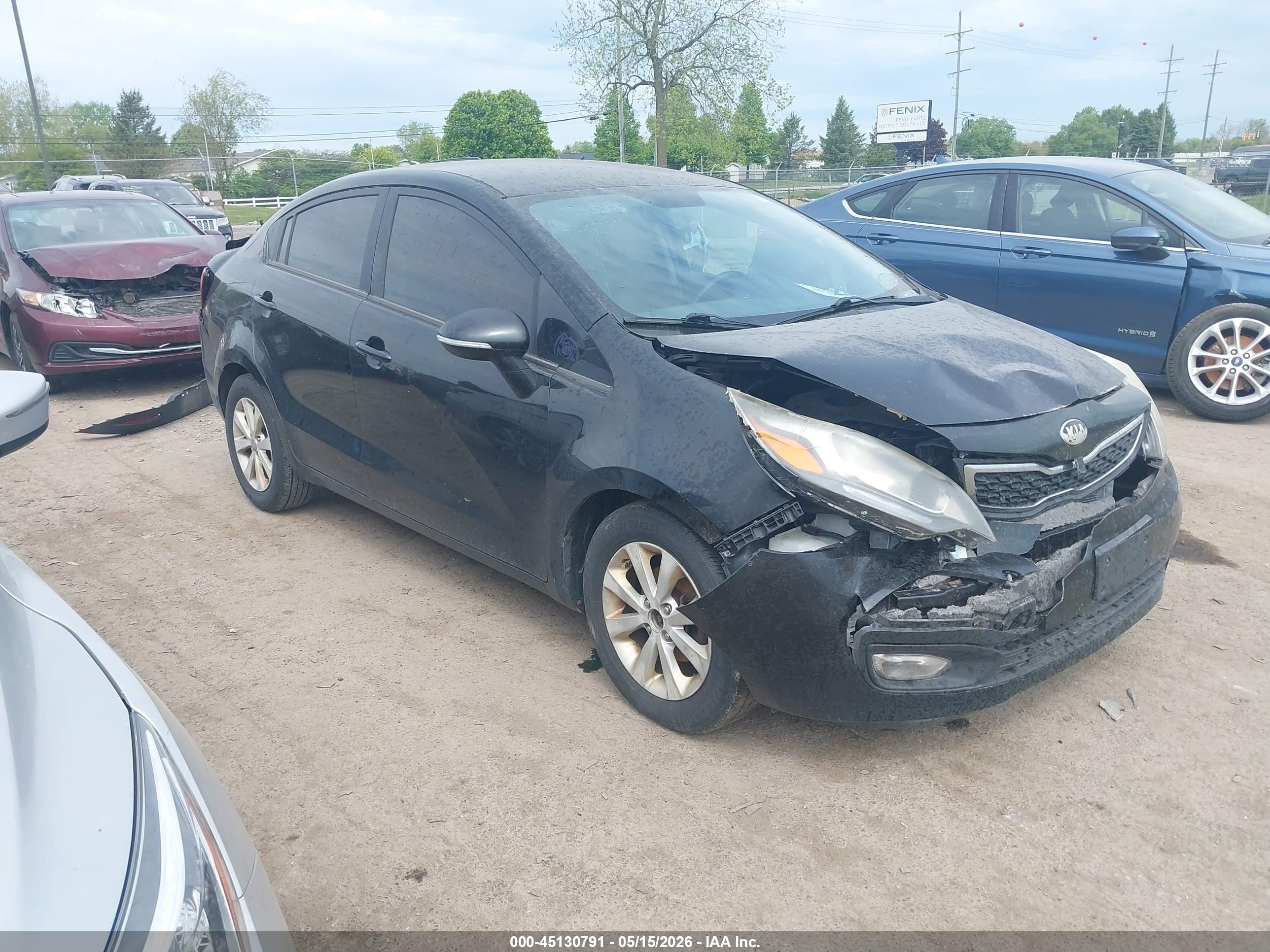 2013 Kia Rio EX, VIN KNADN4A36D6302007 — All over