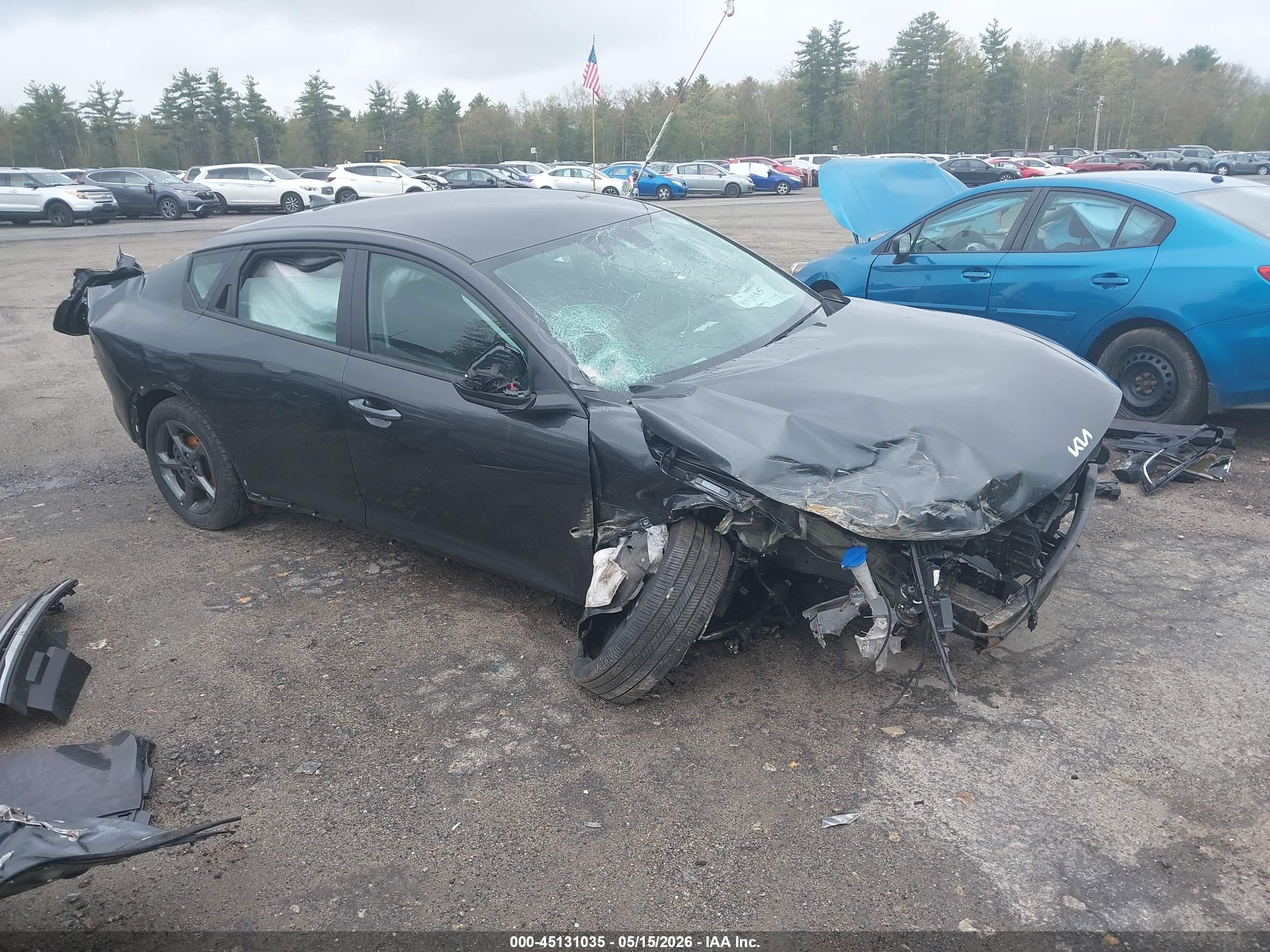 2025 Kia K4 LXS, VIN 3KPFT4DE1SE101363 — Undercarriage