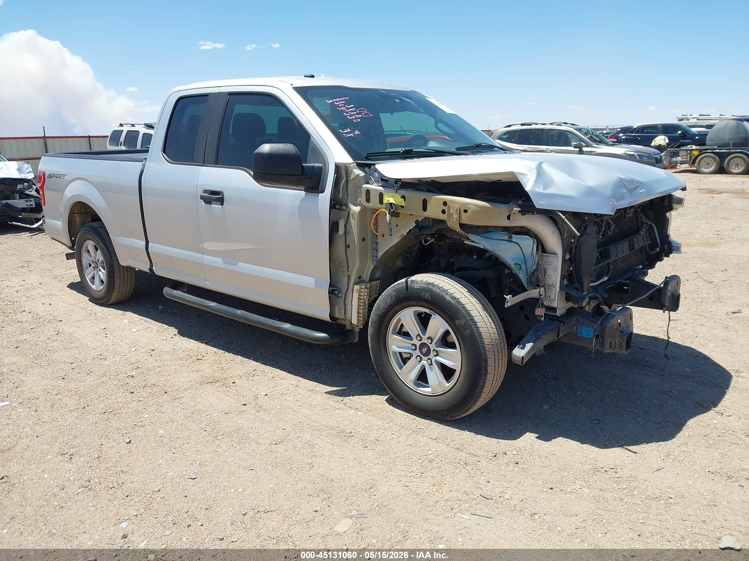 2018 Ford F-150 XL, VIN 1FTEX1CB4JKF54491 — Front end