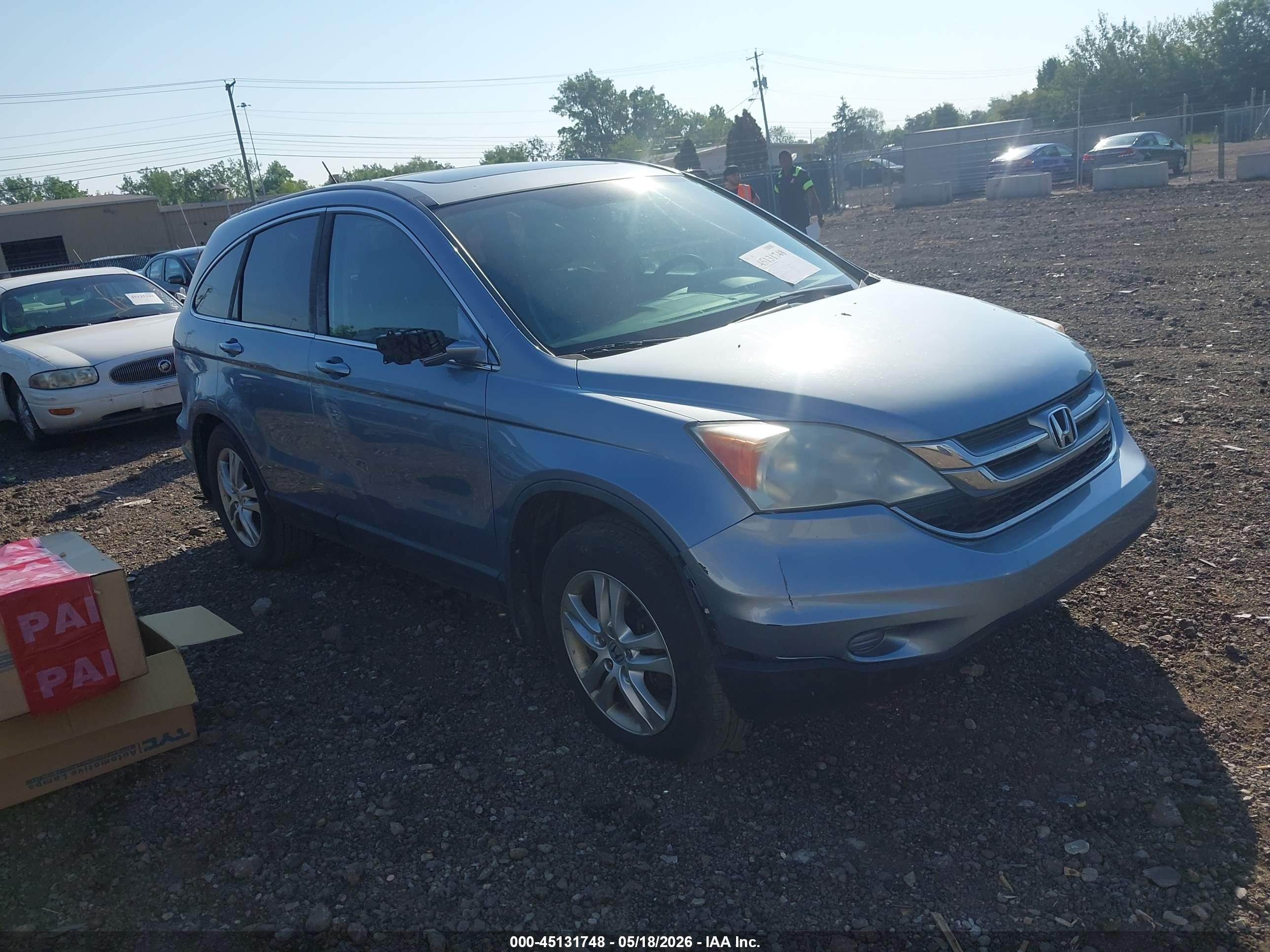 2010 Honda CR-V EX-L, VIN 5J6RE4H70AL025055 — Fresh water flood