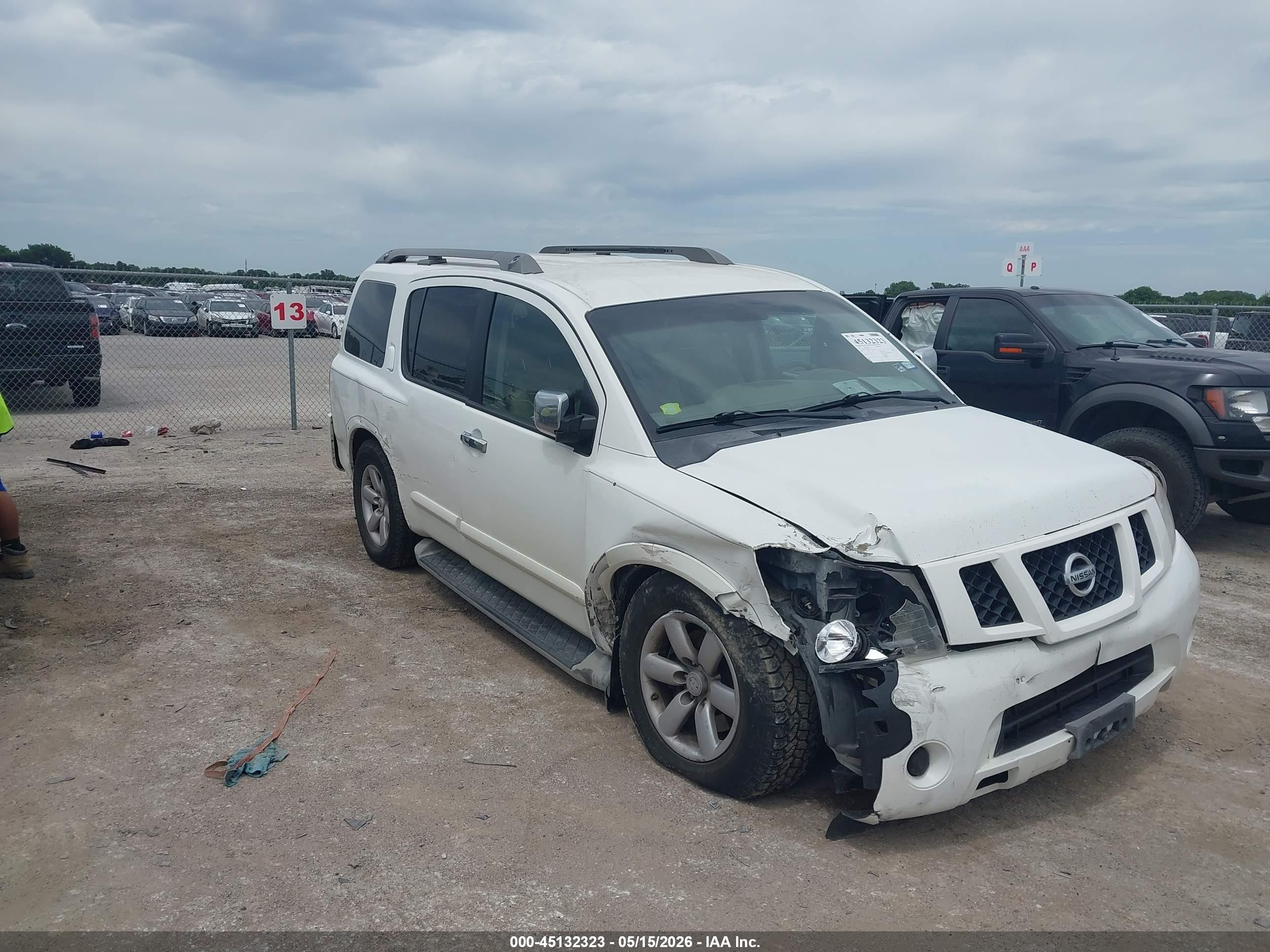 2012 Nissan Armada SL, VIN 5N1BA0ND7CN622521 — Front end