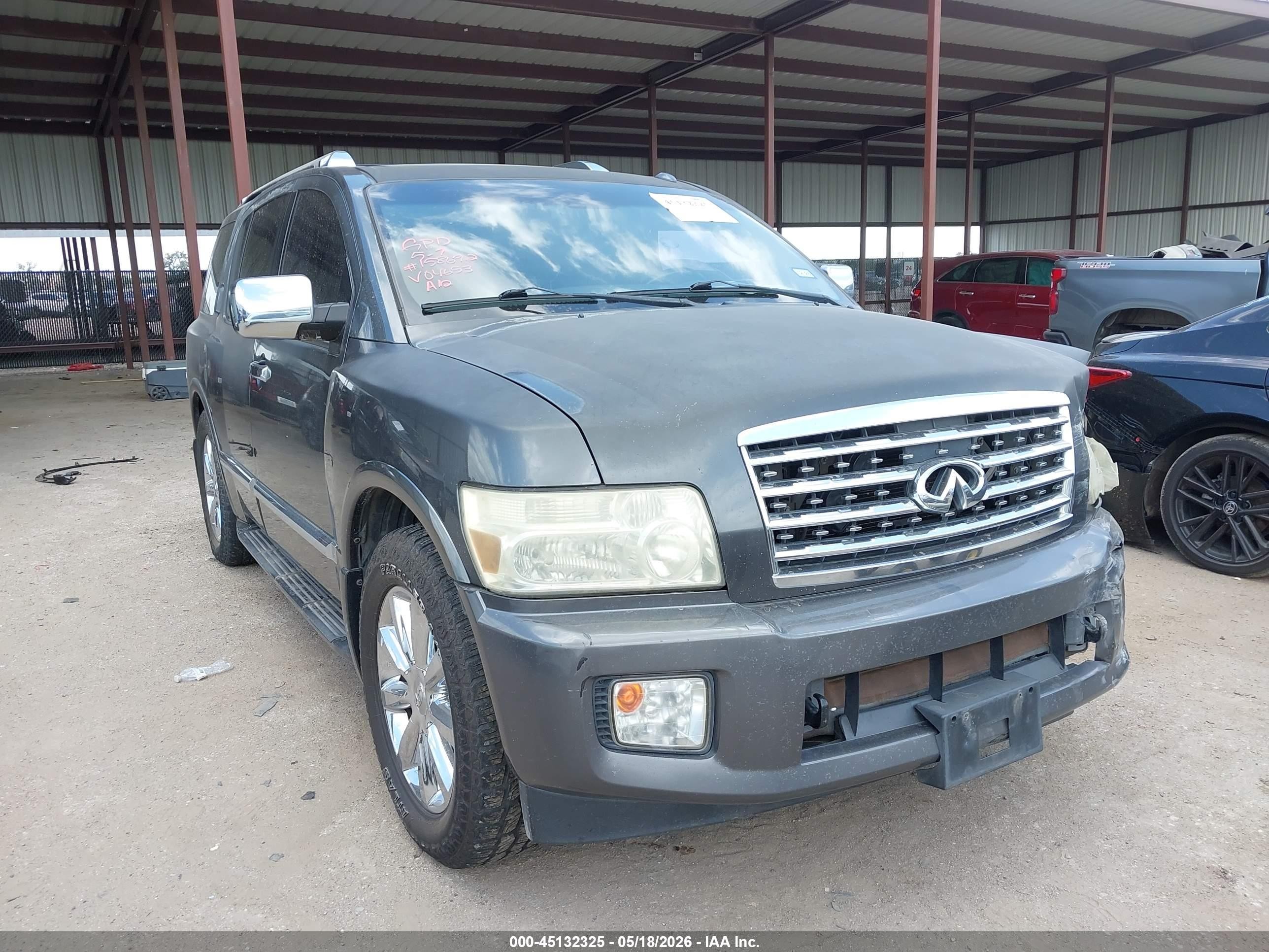 2010 Infiniti QX56, VIN 5N3ZA0NF4AN904653 — Front end