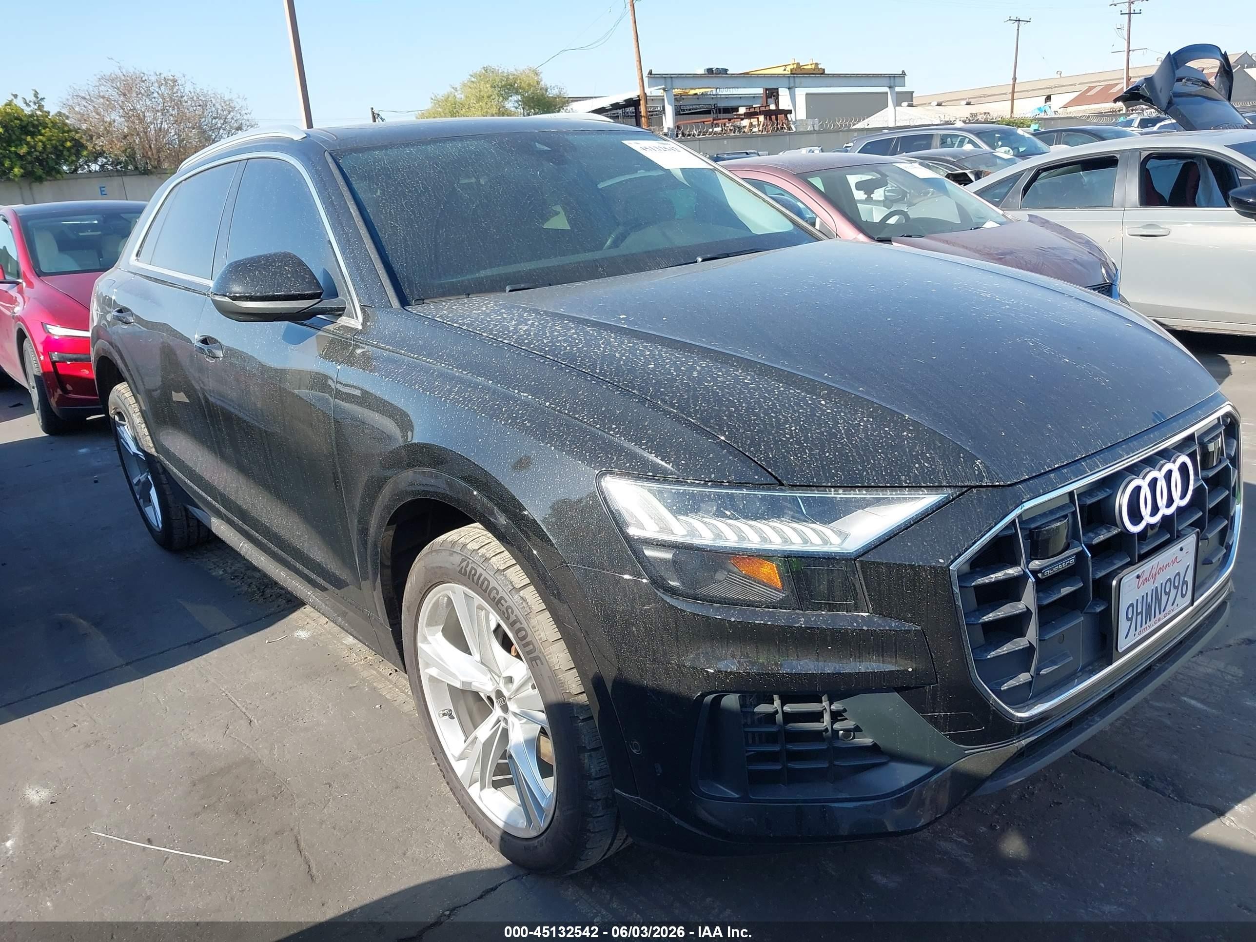 2023 Audi Q8 Premium, VIN WA1AVBF12PD027439 — Rear end