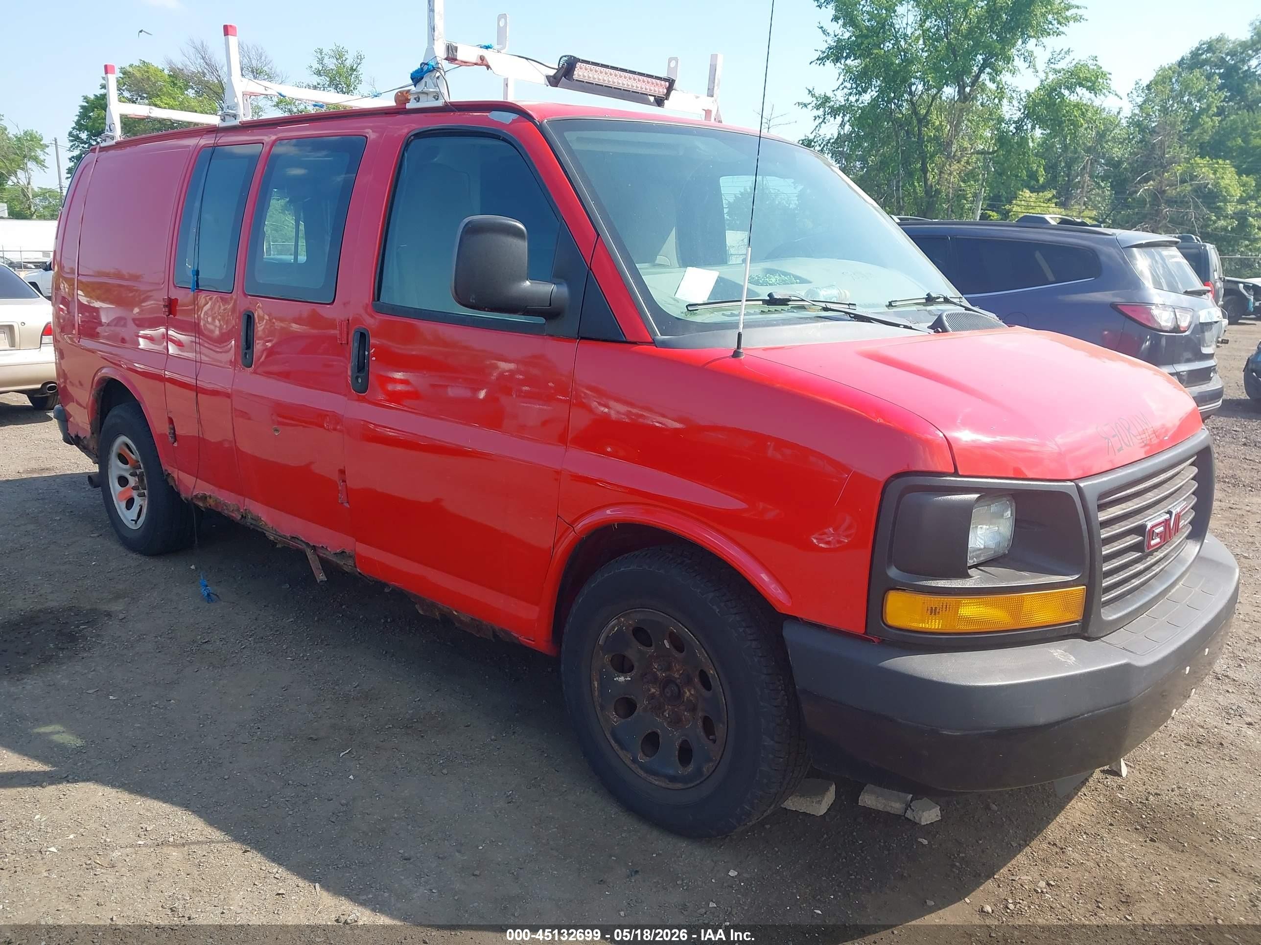 2012 GMC Savana Cargo, VIN 1GTS8AF43C1139765 — Normal wear