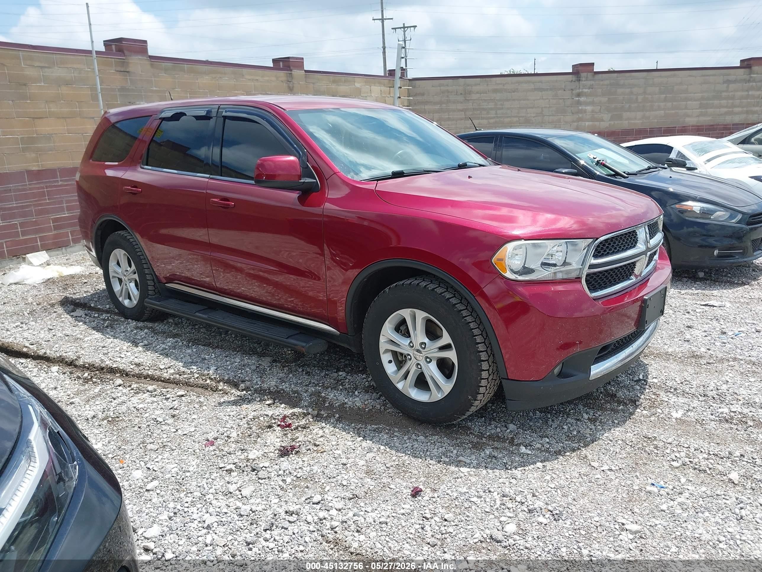 2013 Dodge Durango SXT, VIN 1C4RDHAG2DC669509 — Hail