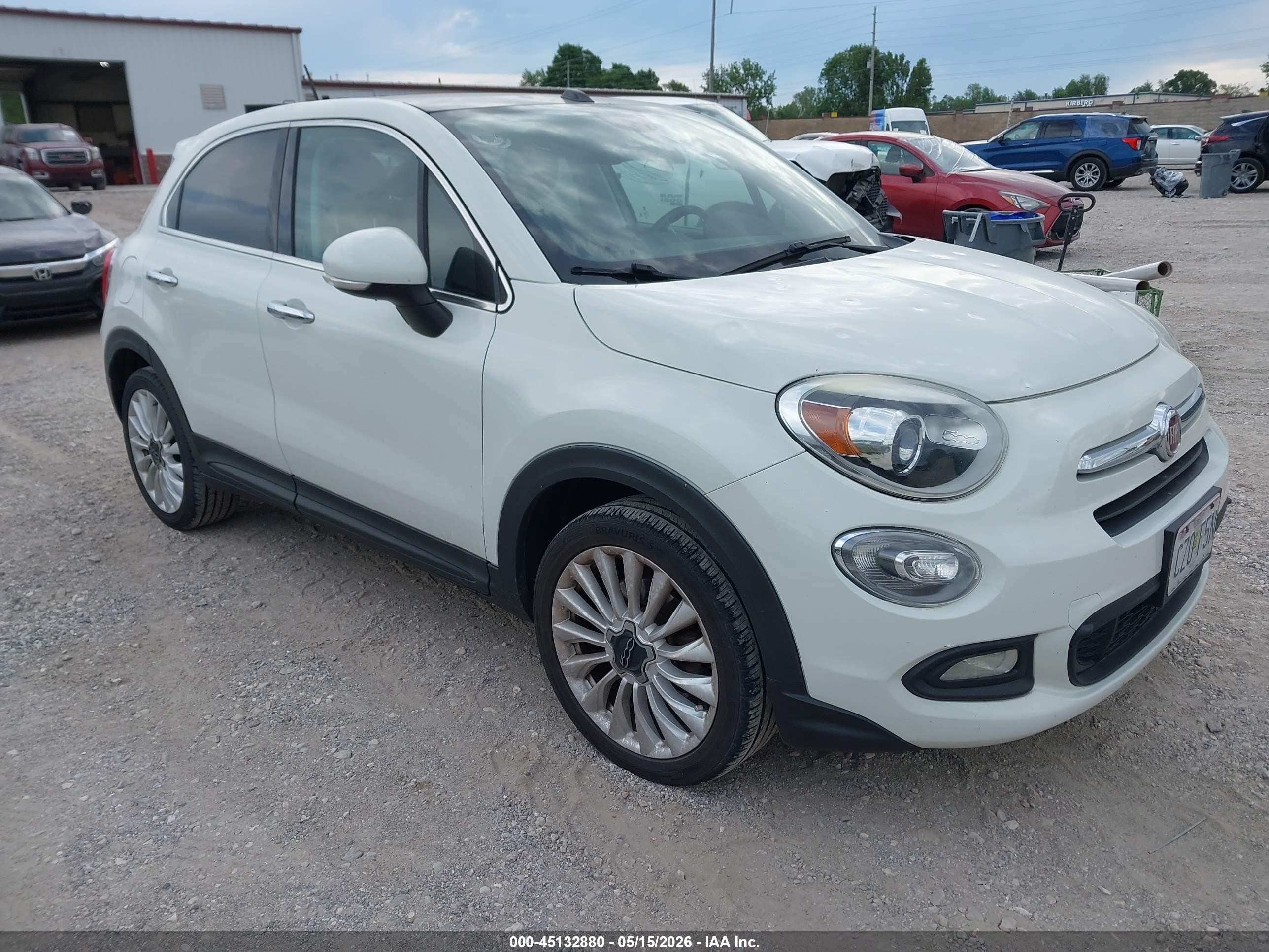 2016 FIAT 500X Lounge, VIN ZFBCFXDT8GP385028 — Hail