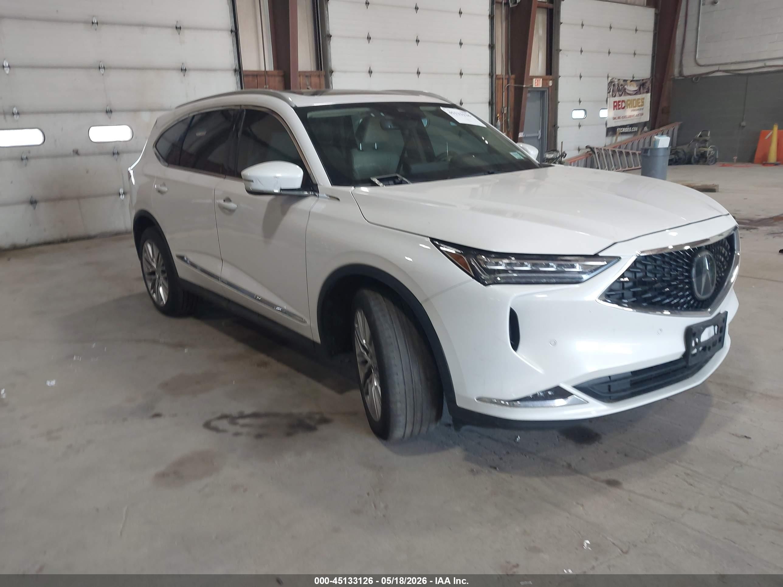 2023 Acura MDX Advance, VIN 5J8YE1H88PL041958 — Biohazard / chemical