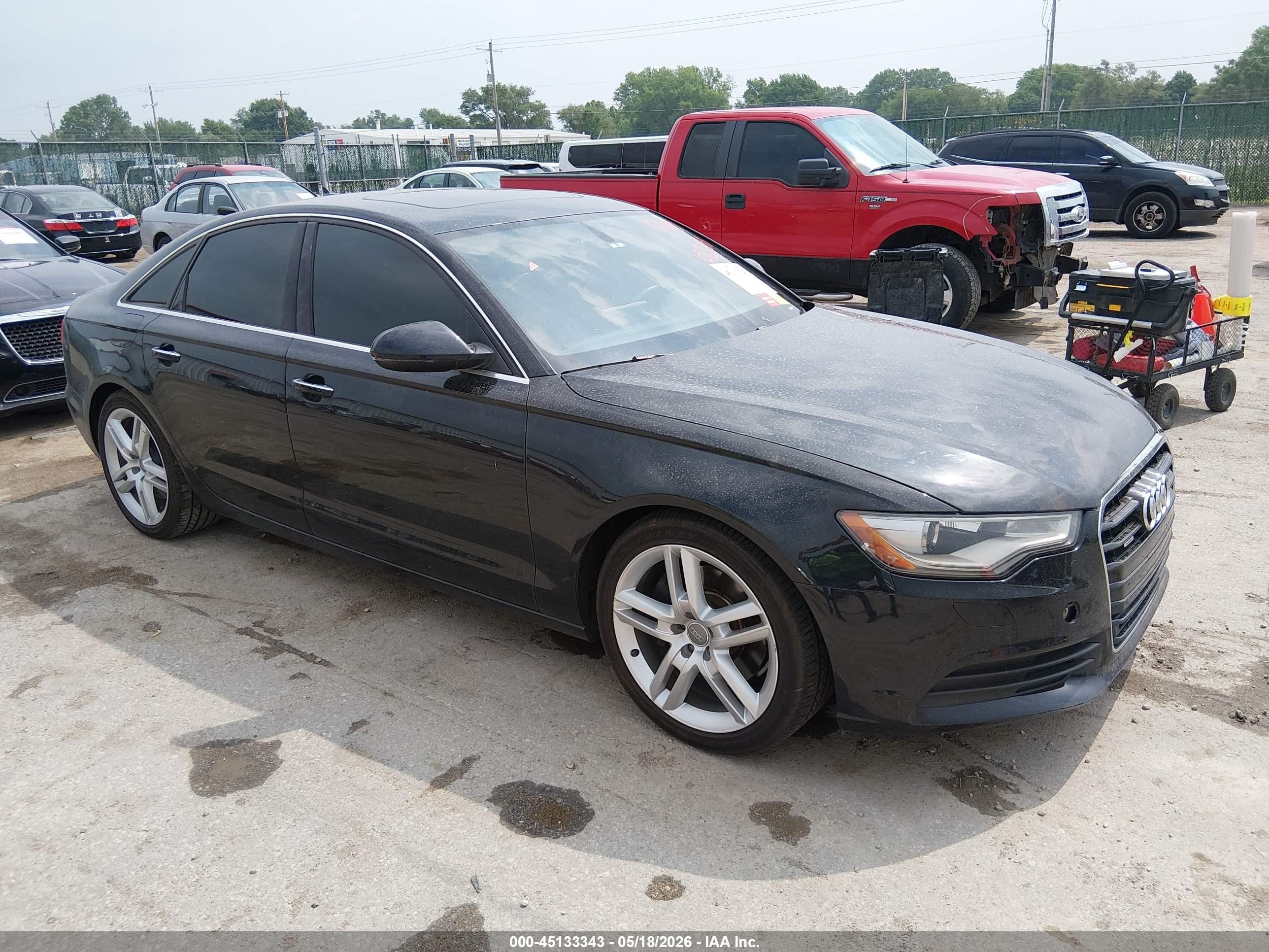 2015 Audi A6 Premium Plus, VIN WAUGFAFC5FN046078 — Front end