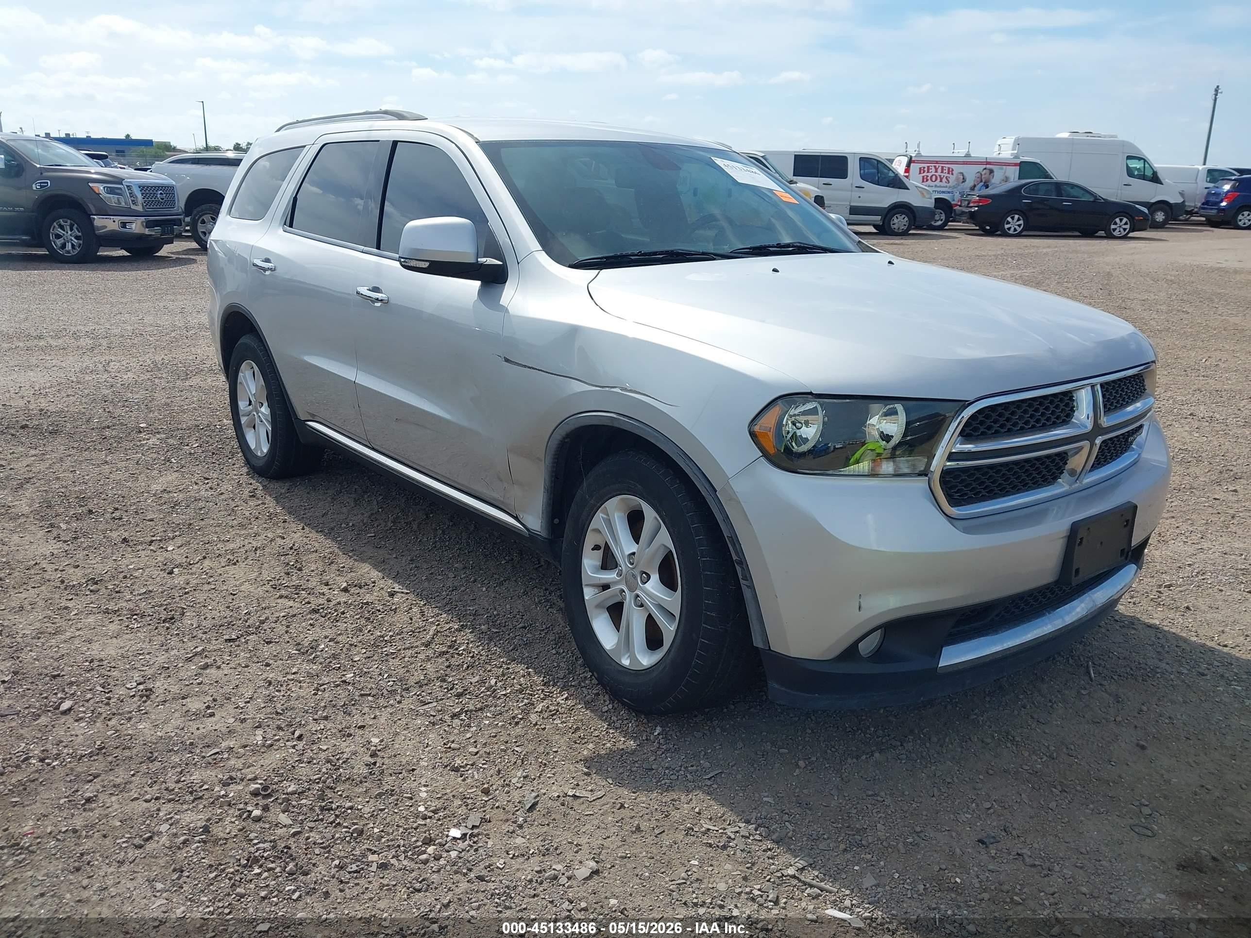 2013 Dodge Durango Crew, VIN 1C4SDJDT0DC590406 — Side