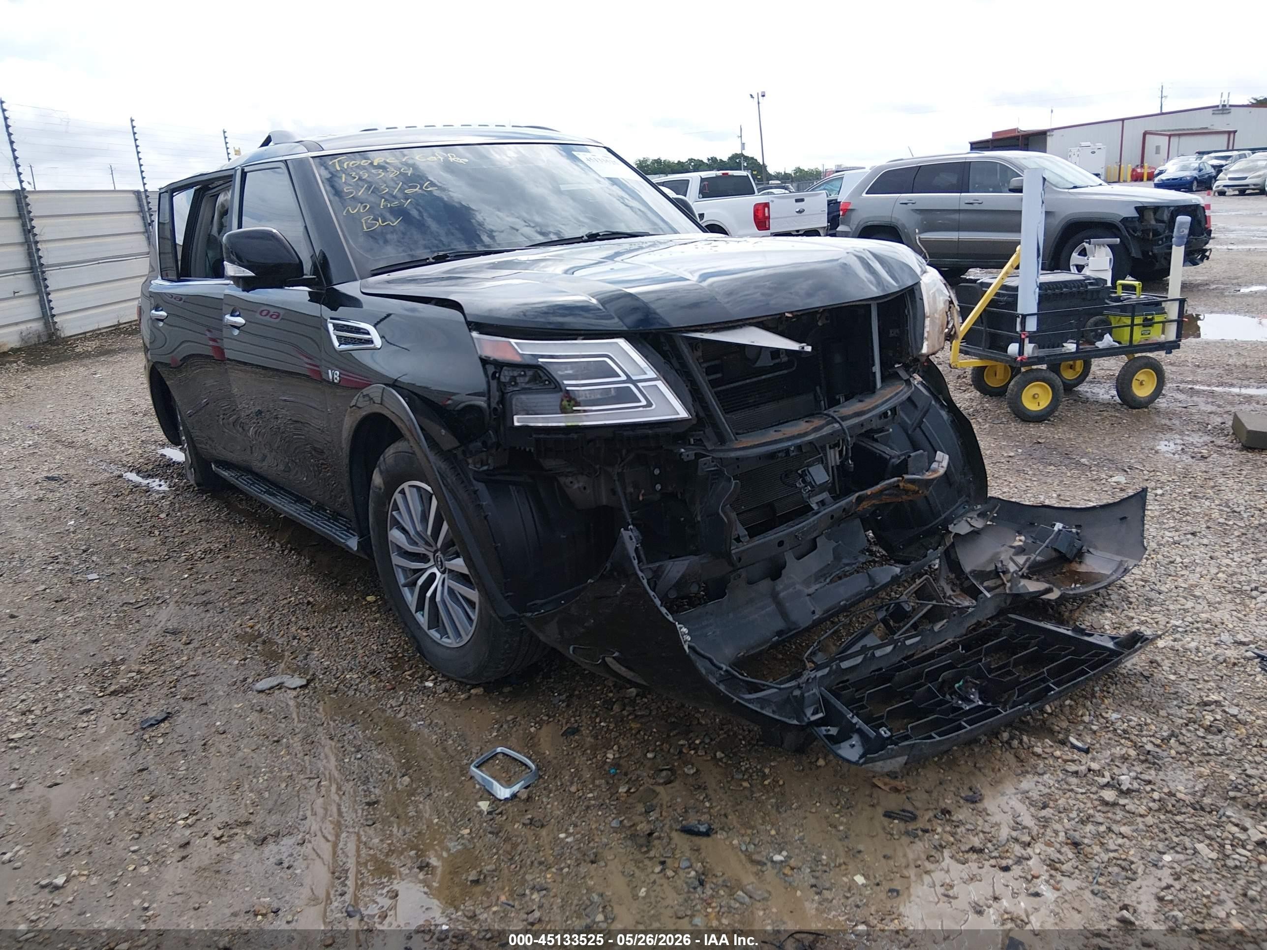 2022 Nissan Armada SL, VIN JN8AY2BD4N9676886 — Front end