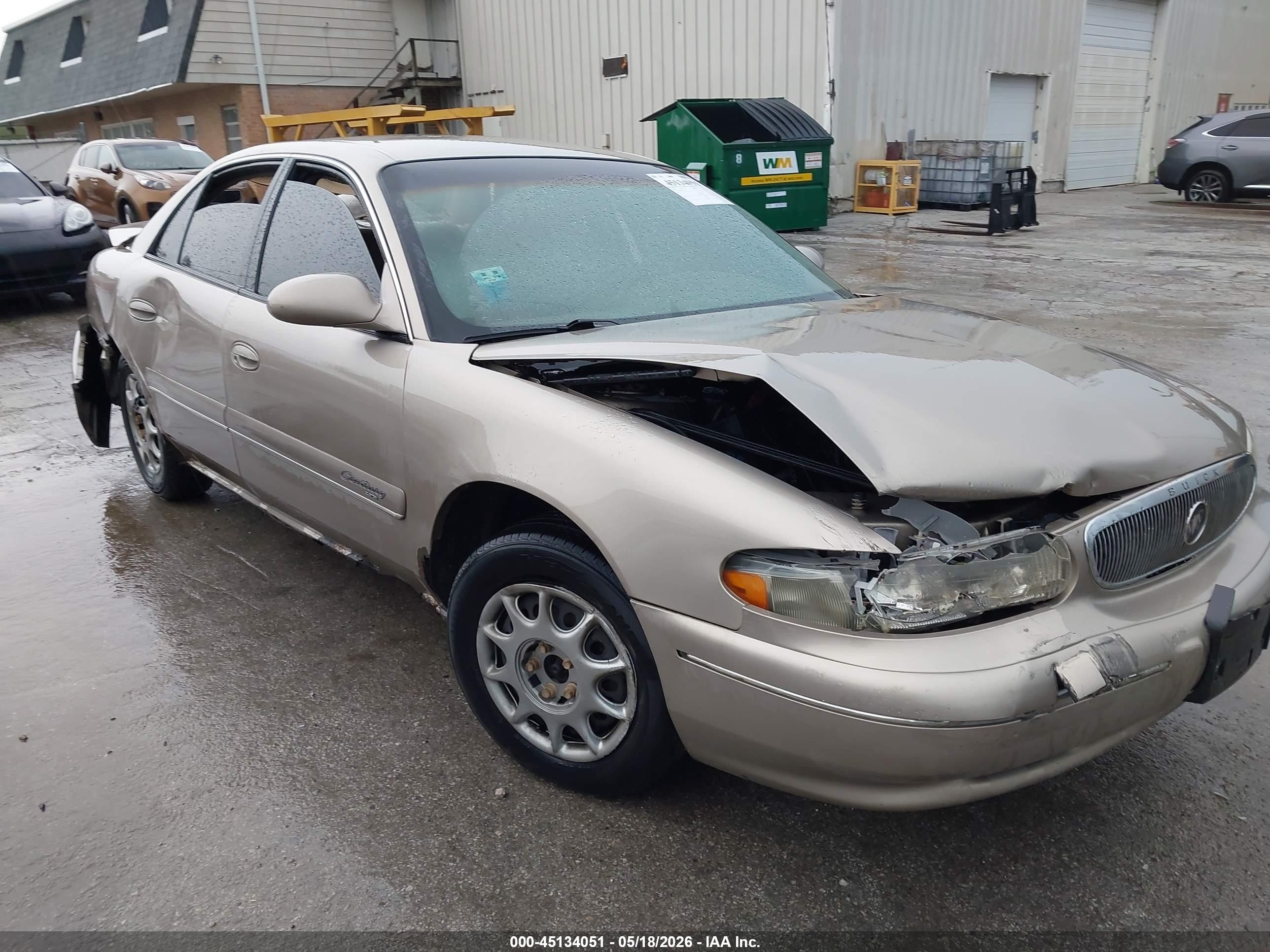 2001 Buick Century Custom, VIN 2G4WS52J811204134 — Зад