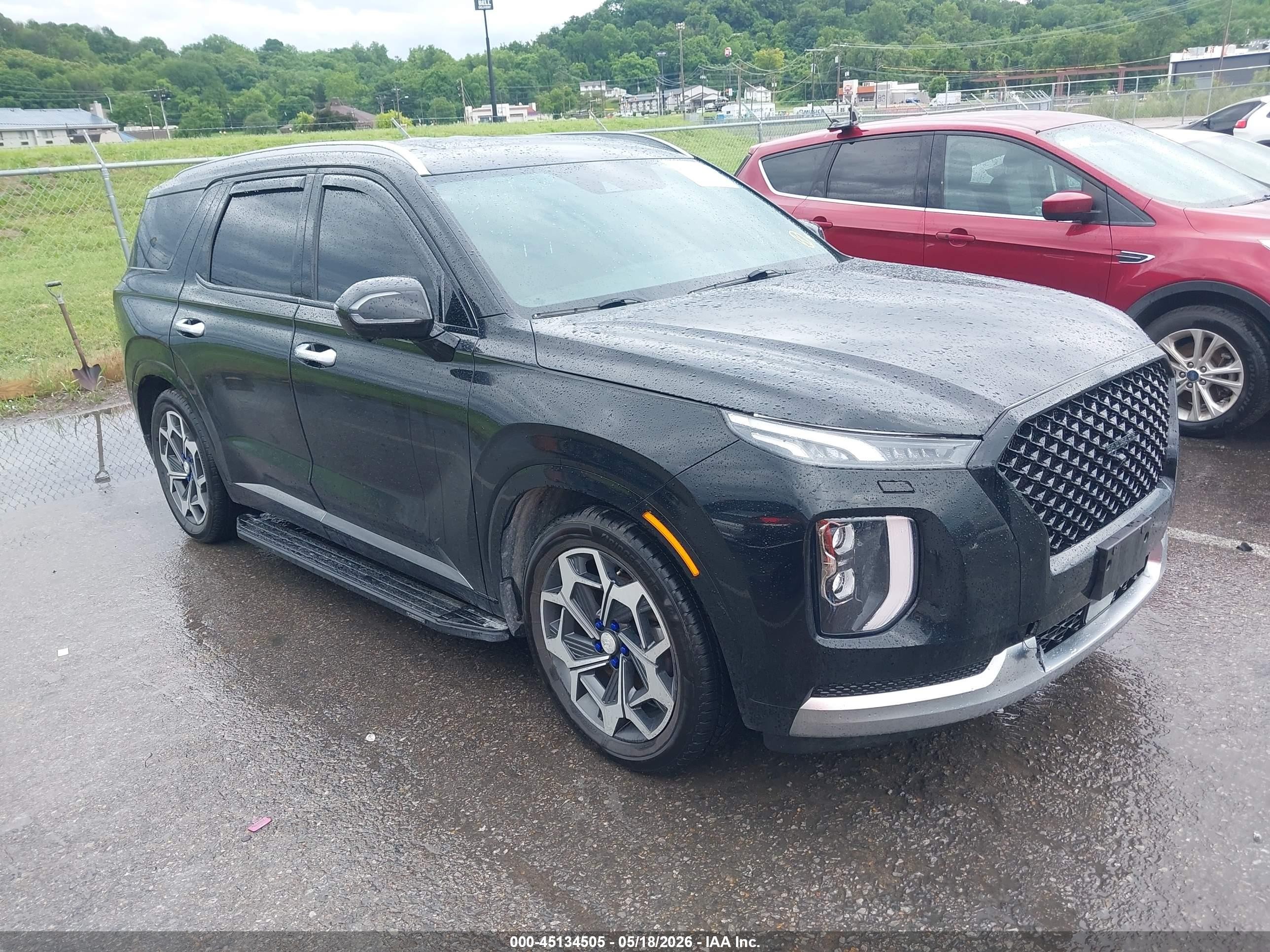 2021 Hyundai Palisade Calligraphy, VIN KM8R7DHE1MU178908 — Rear end