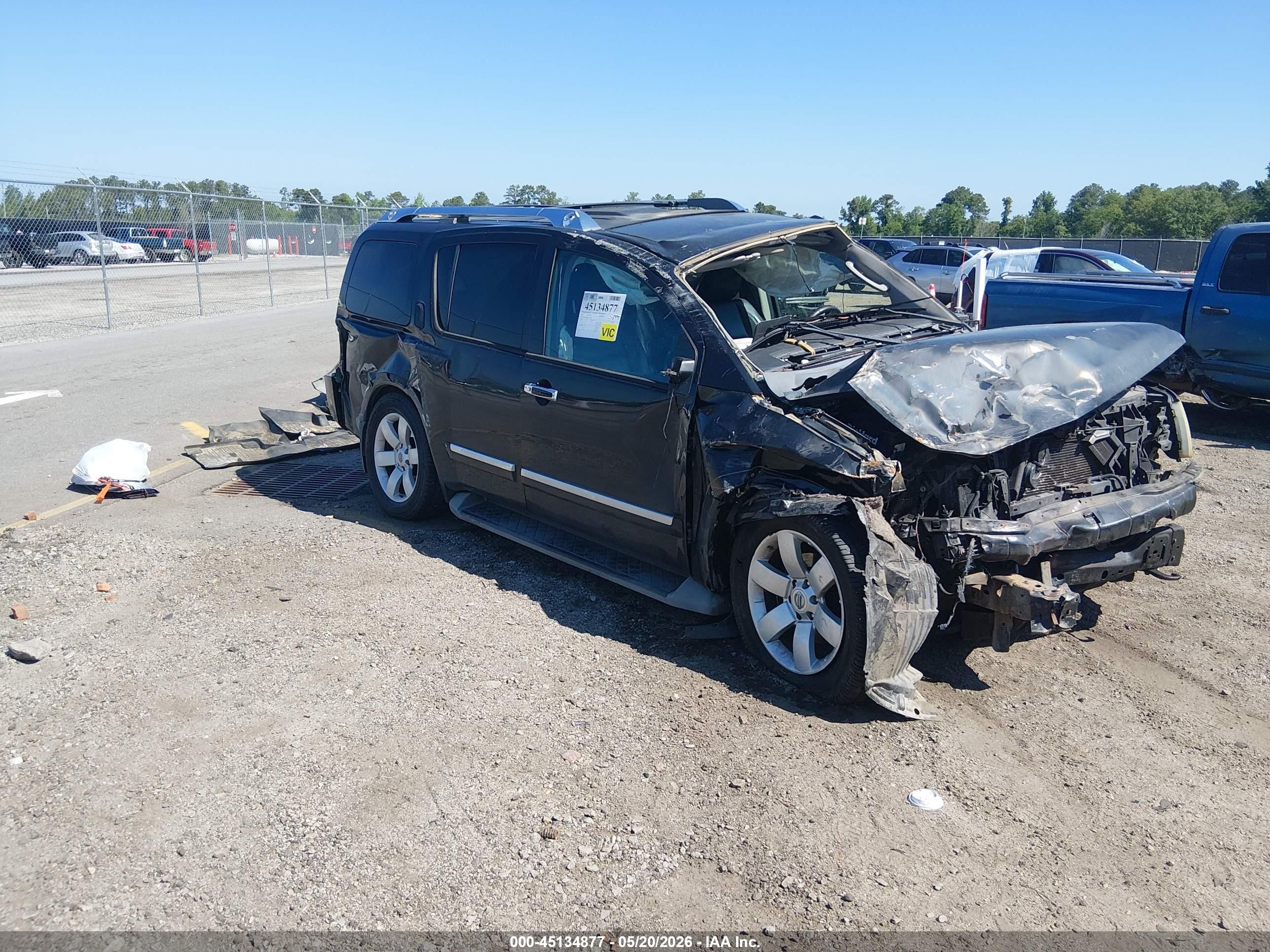 2012 Nissan Armada Platinum, VIN 5N1BA0NC4CN612830 — Rollover