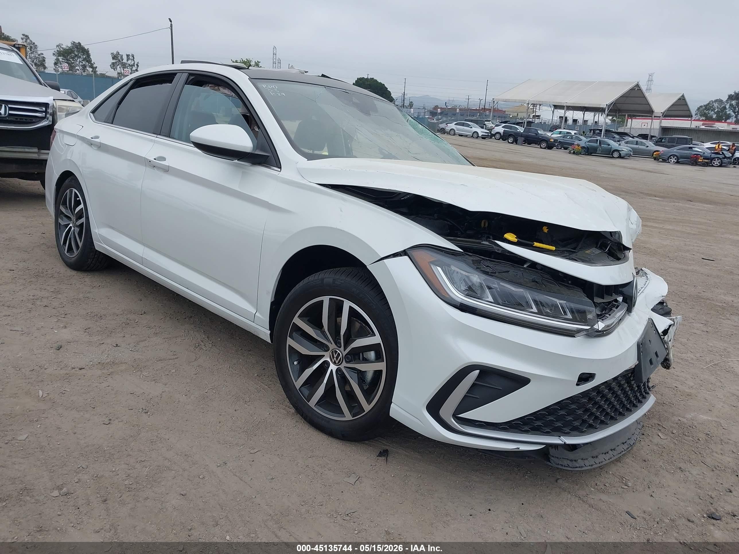 2026 Volkswagen Jetta SE, VIN 3VW7W7BU8TM022655 — Rollover