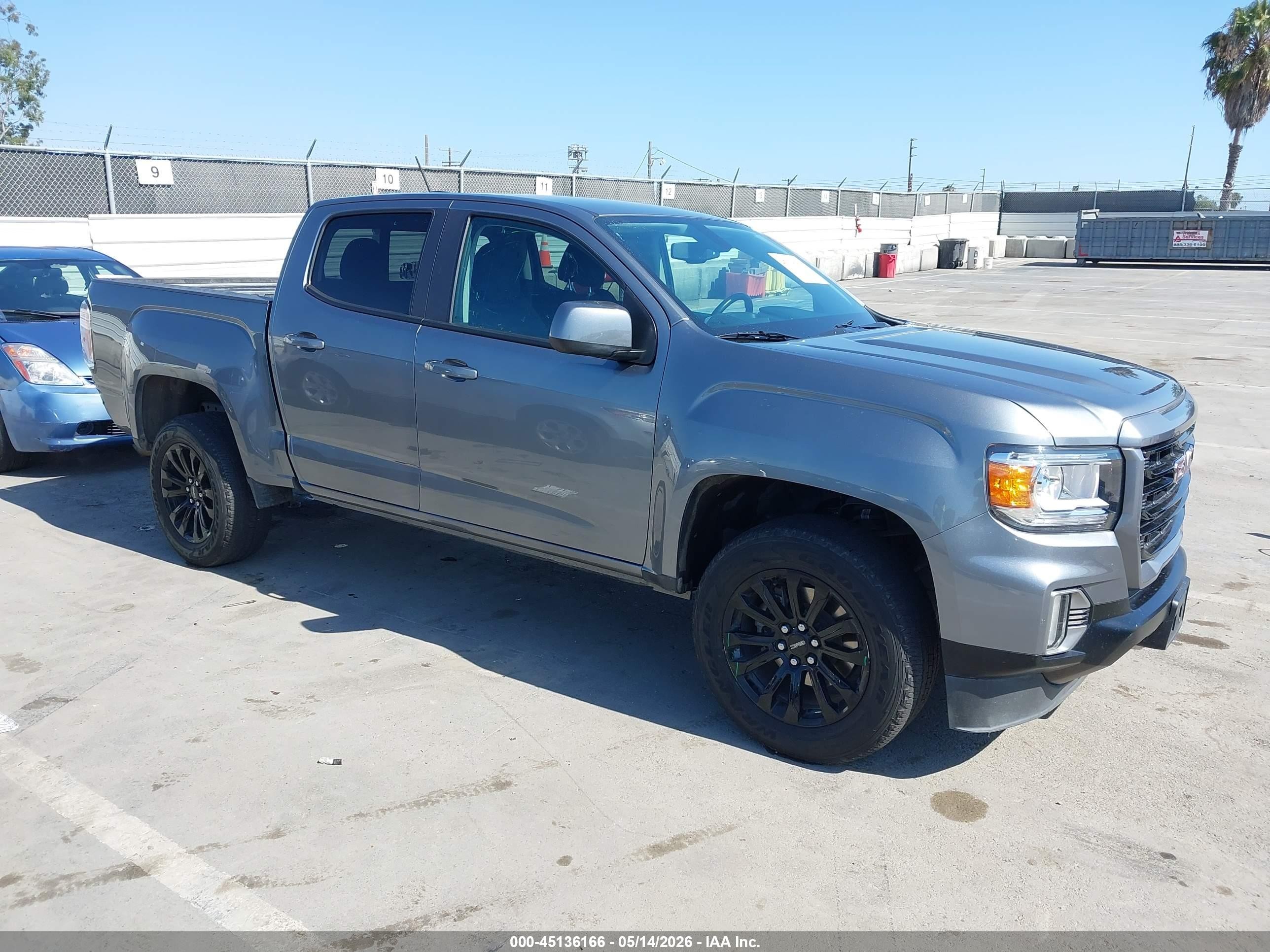 2022 GMC Canyon 2WD Elevation, VIN 1GTG5CEN1N1232114 — Rear end