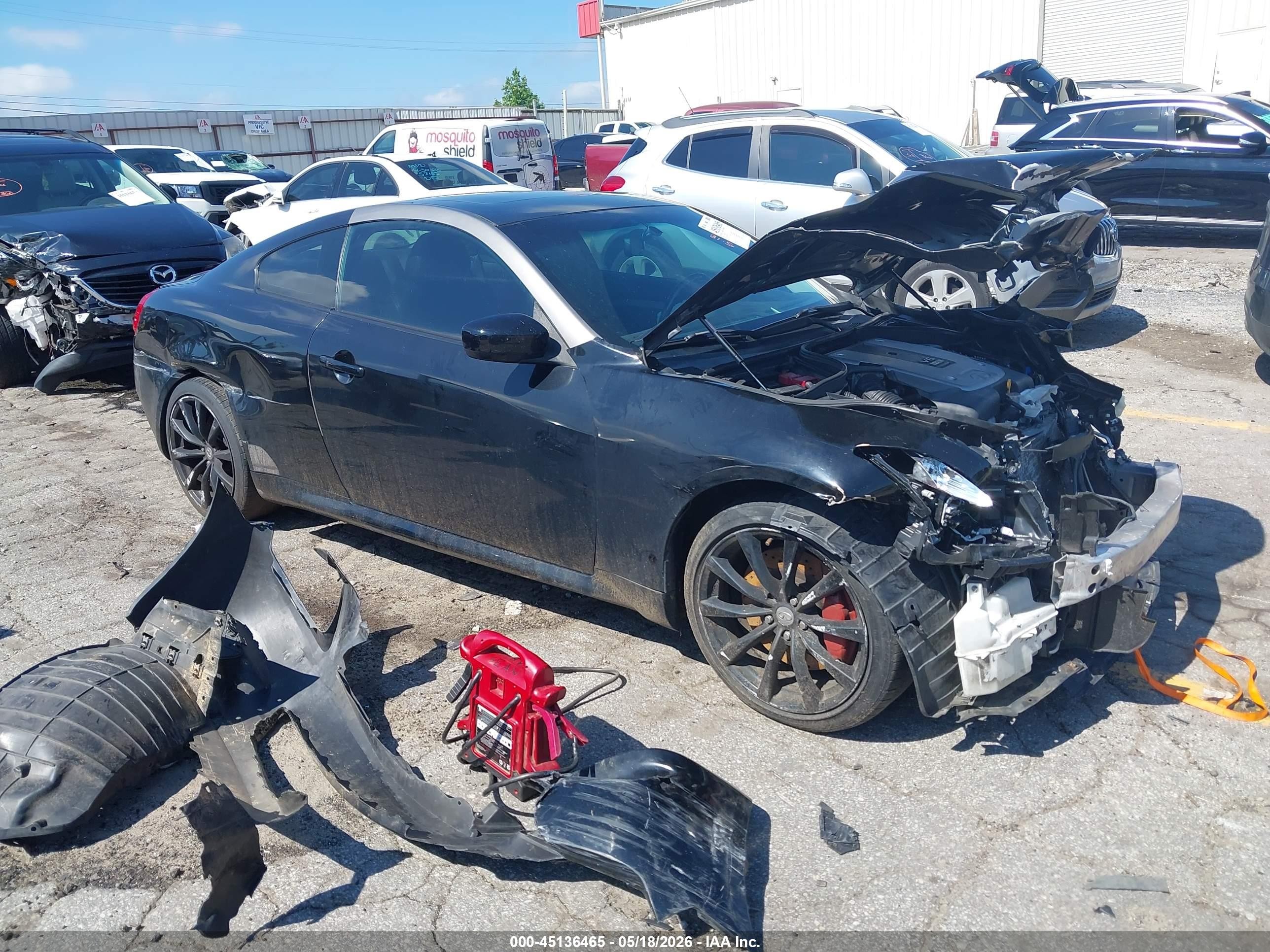 2009 Infiniti G37 Sport, VIN JNKCV64EX9M607356 — Front end