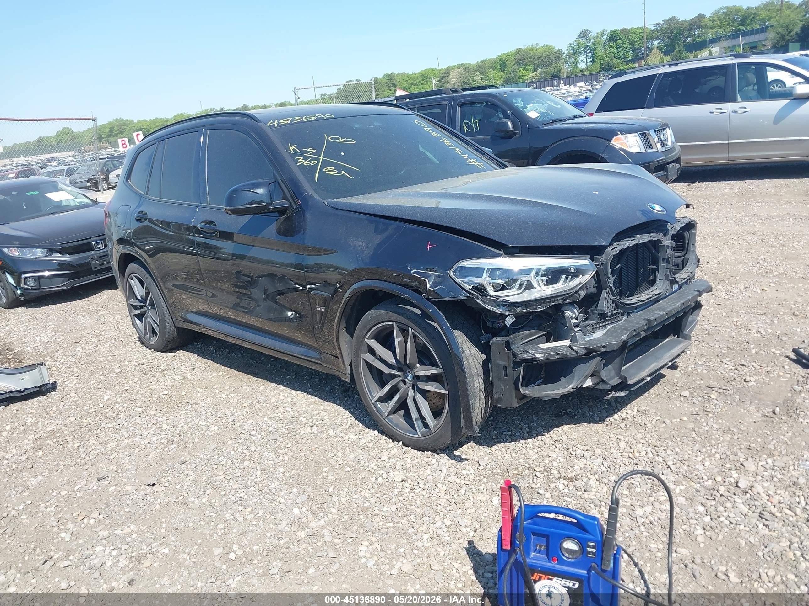 2020 BMW X3 M, VIN 5YMTS0C03L9C47512 — Front end