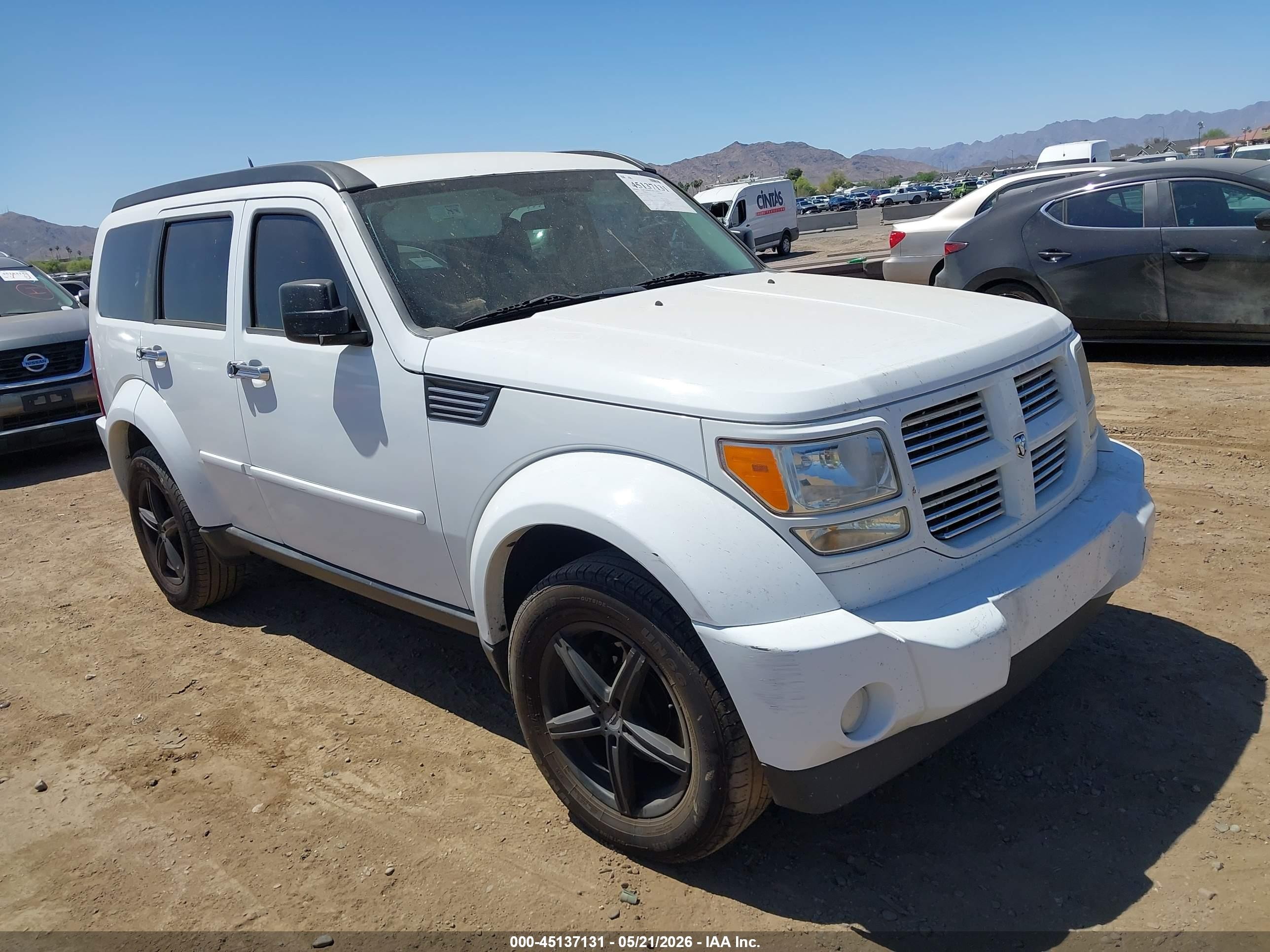 2011 Dodge Nitro Heat, VIN 1D4PT4GKXBW537191 — Rear end