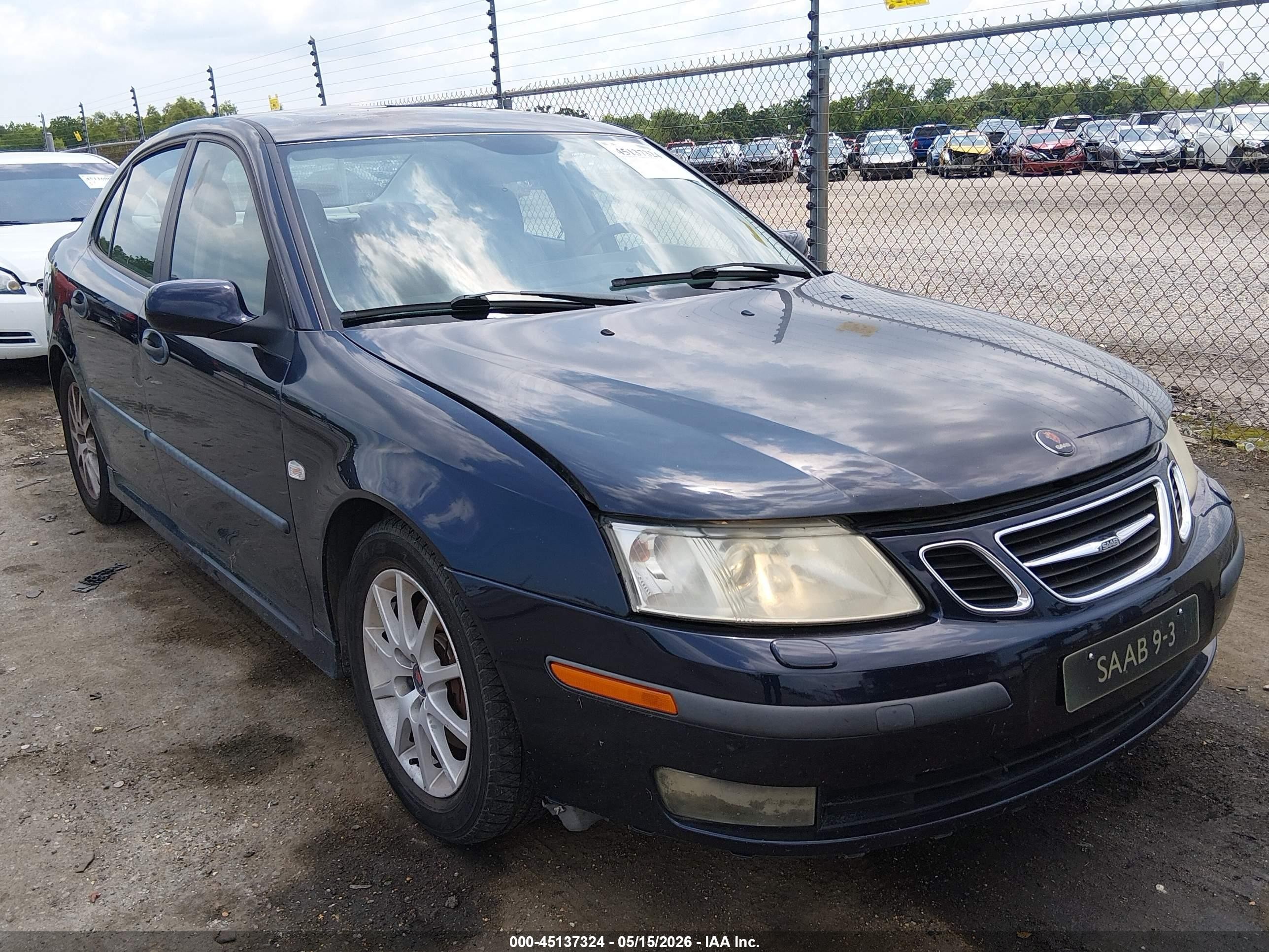2003 Saab 9-3 Arc, VIN YS3FD49Y531057705 — Обычный износ