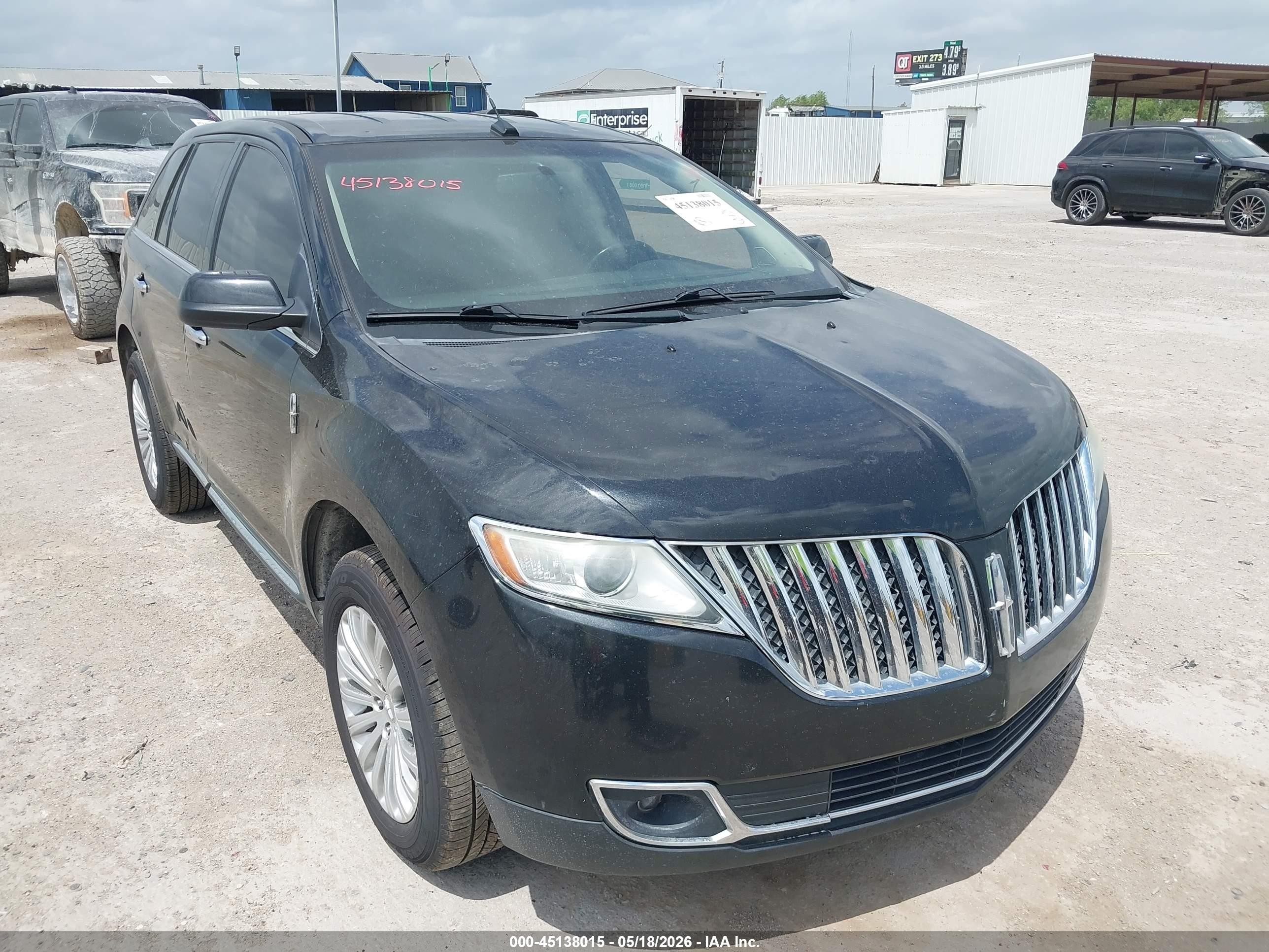 2013 Lincoln MKX, VIN 2LMDJ6JK2DBL05697 — Hail
