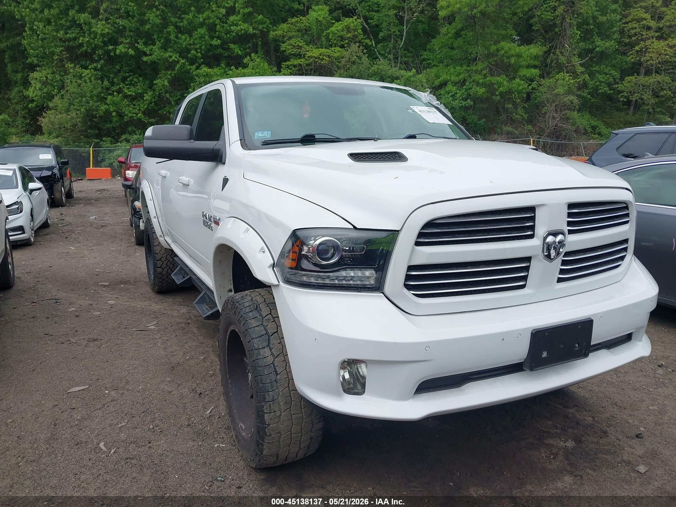 2017 Ram 1500 Sport, VIN 1C6RR7UT1HS716469 — Vandalism