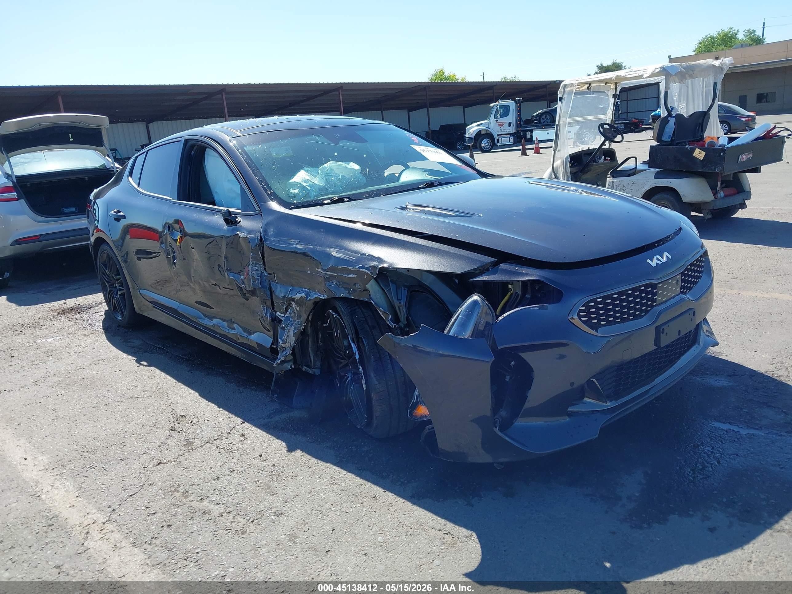 2023 Kia Stinger GT2, VIN KNAE55LC5P6135375 — Front end