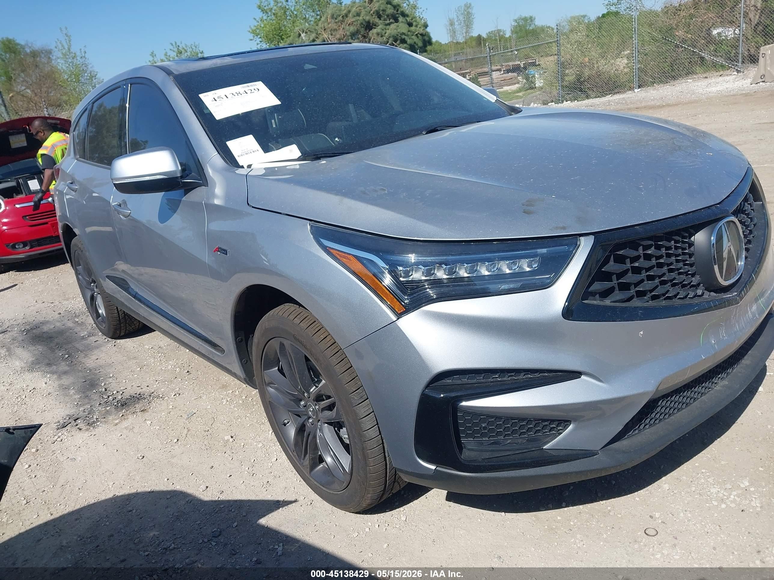 2020 Acura RDX w/A-Spec Pkg, VIN 5J8TC2H60LL032735 — Крыша