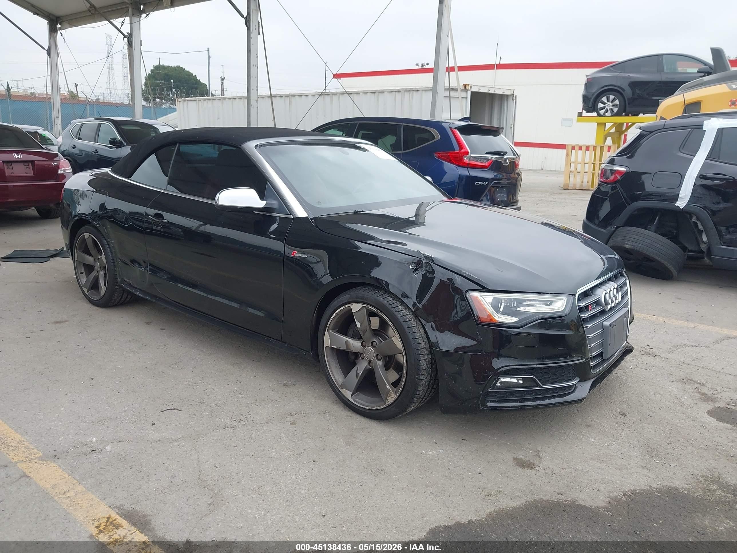 2017 Audi S5, VIN WAUC4AFH9HN003415 — Перед
