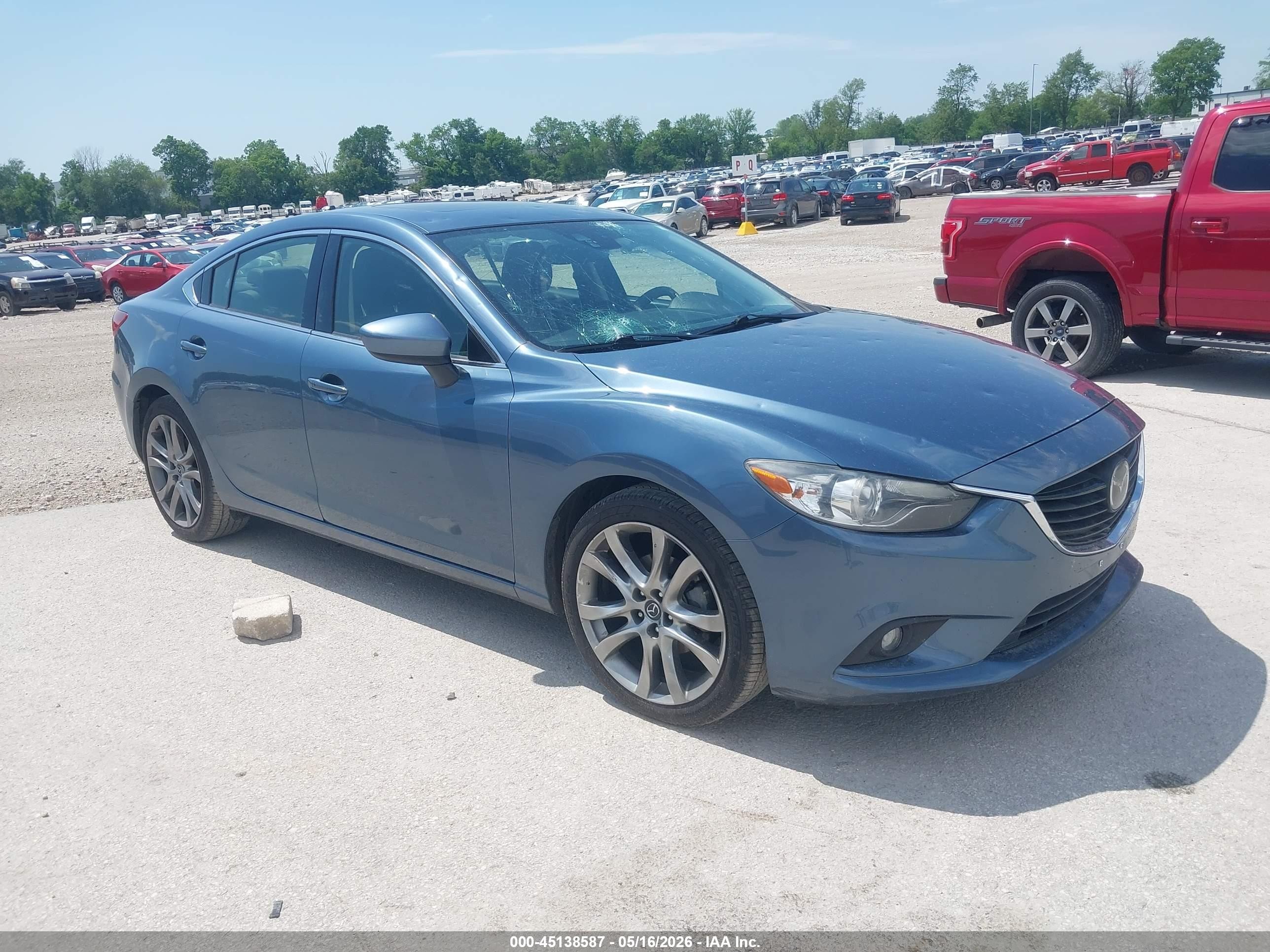 2014 Mazda 6 i Grand Touring, VIN JM1GJ1W57E1111697 — Hail