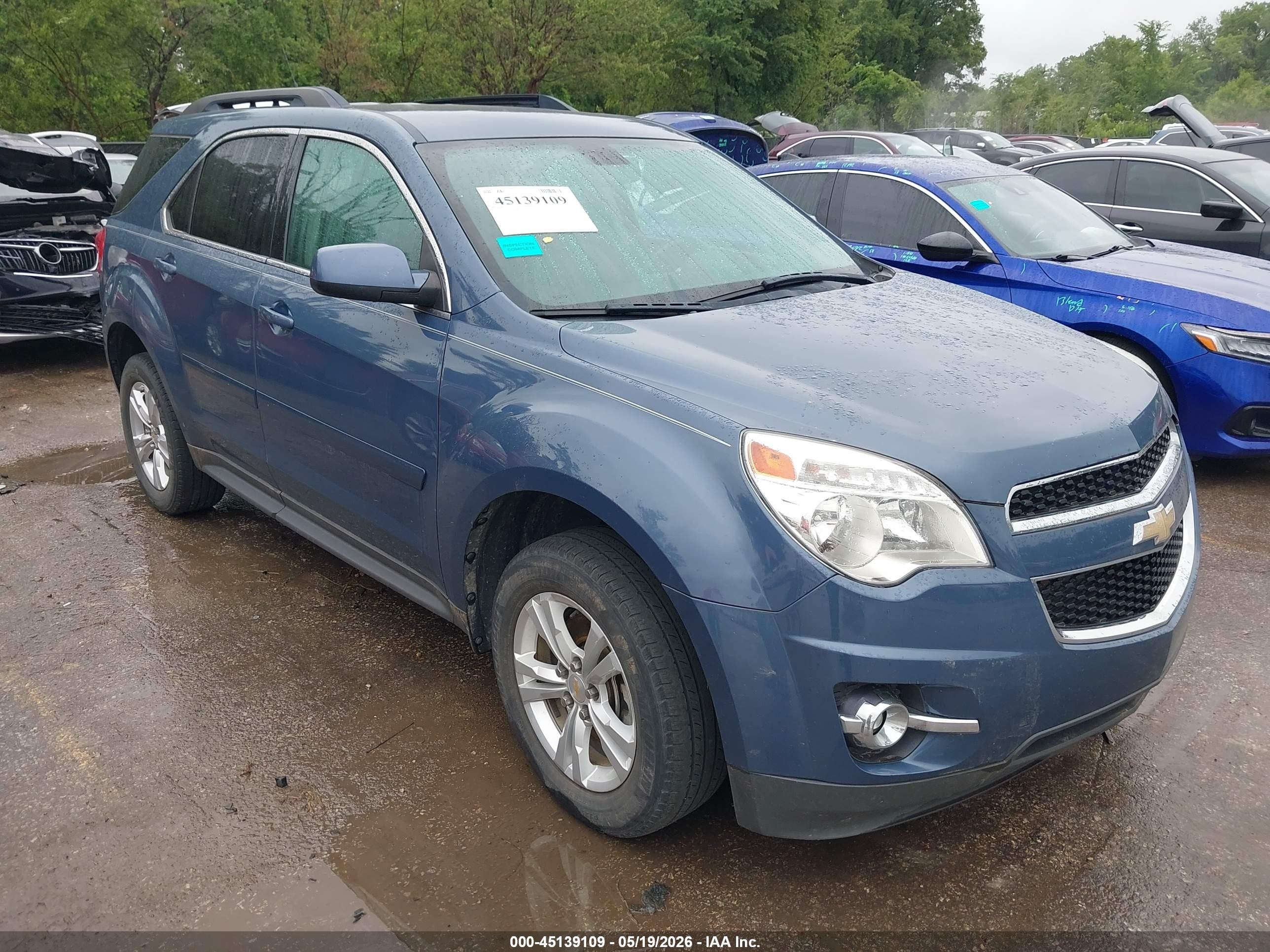 2011 Chevrolet Equinox 2LT, VIN 2CNALPEC3B6404360 — Water / flood
