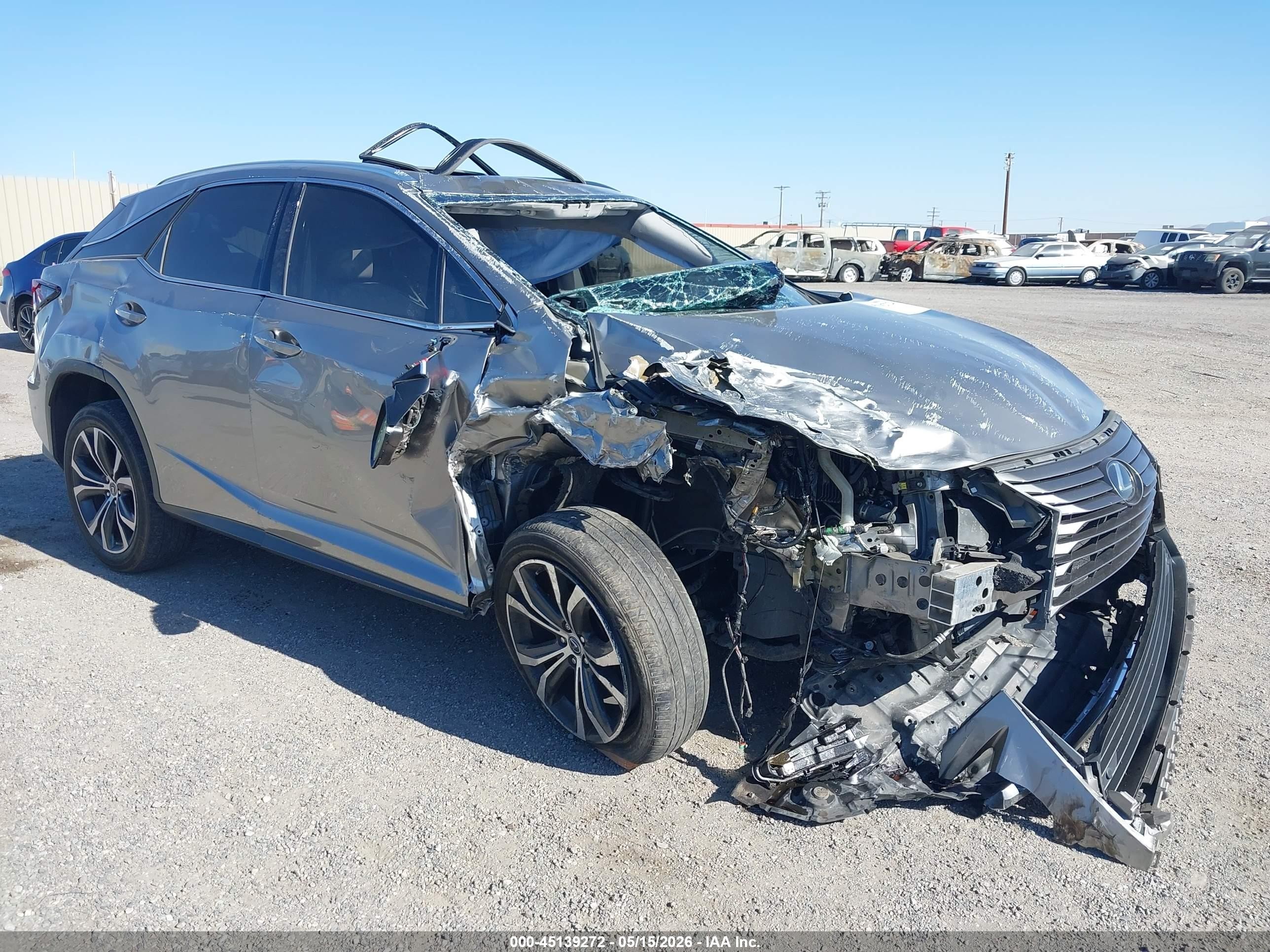 2018 Lexus RX 350, VIN 2T2ZZMCA2JC108616 — Rollover