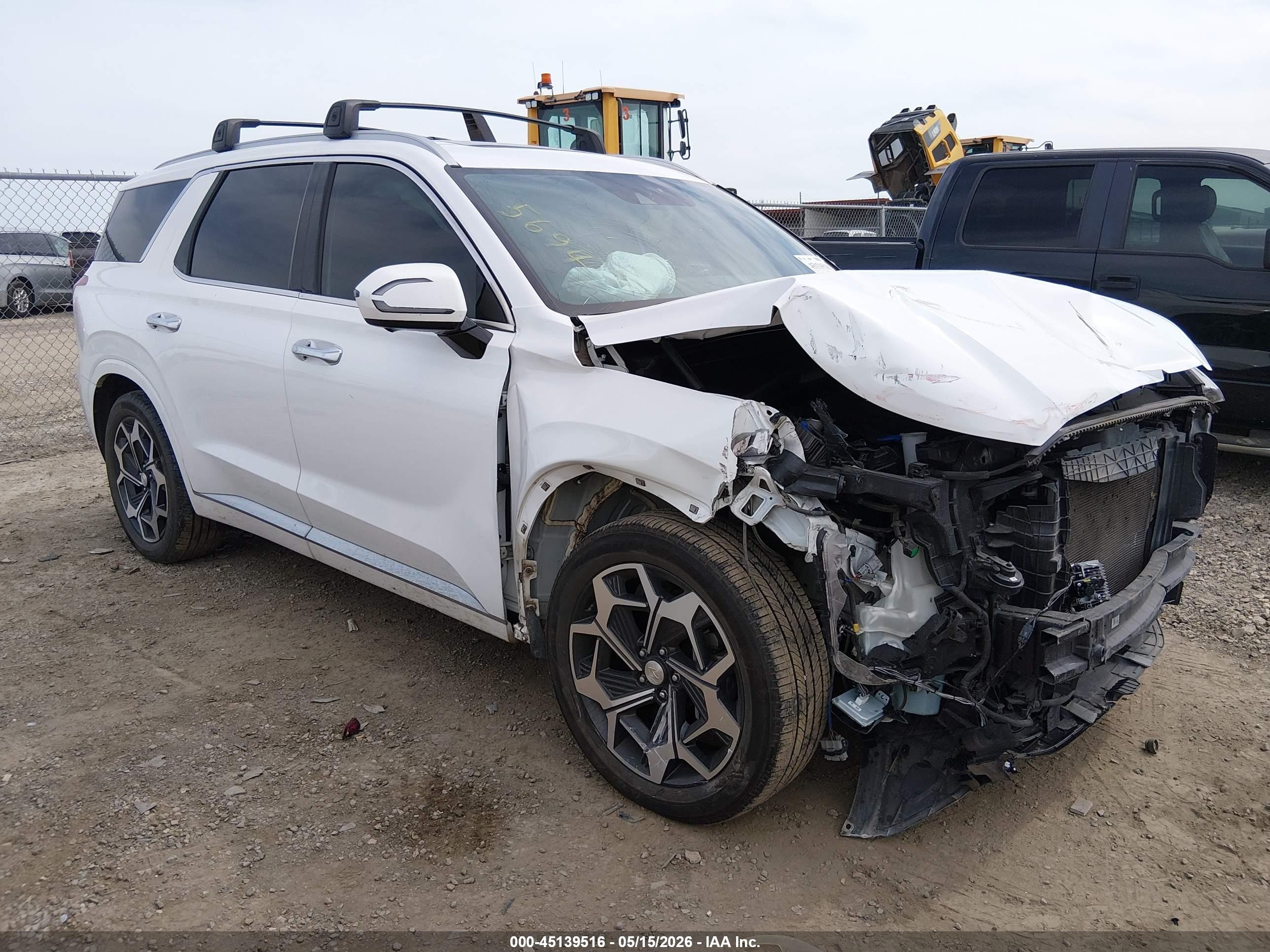 2021 Hyundai Palisade Calligraphy, VIN KM8R7DHE5MU195694 — Front end