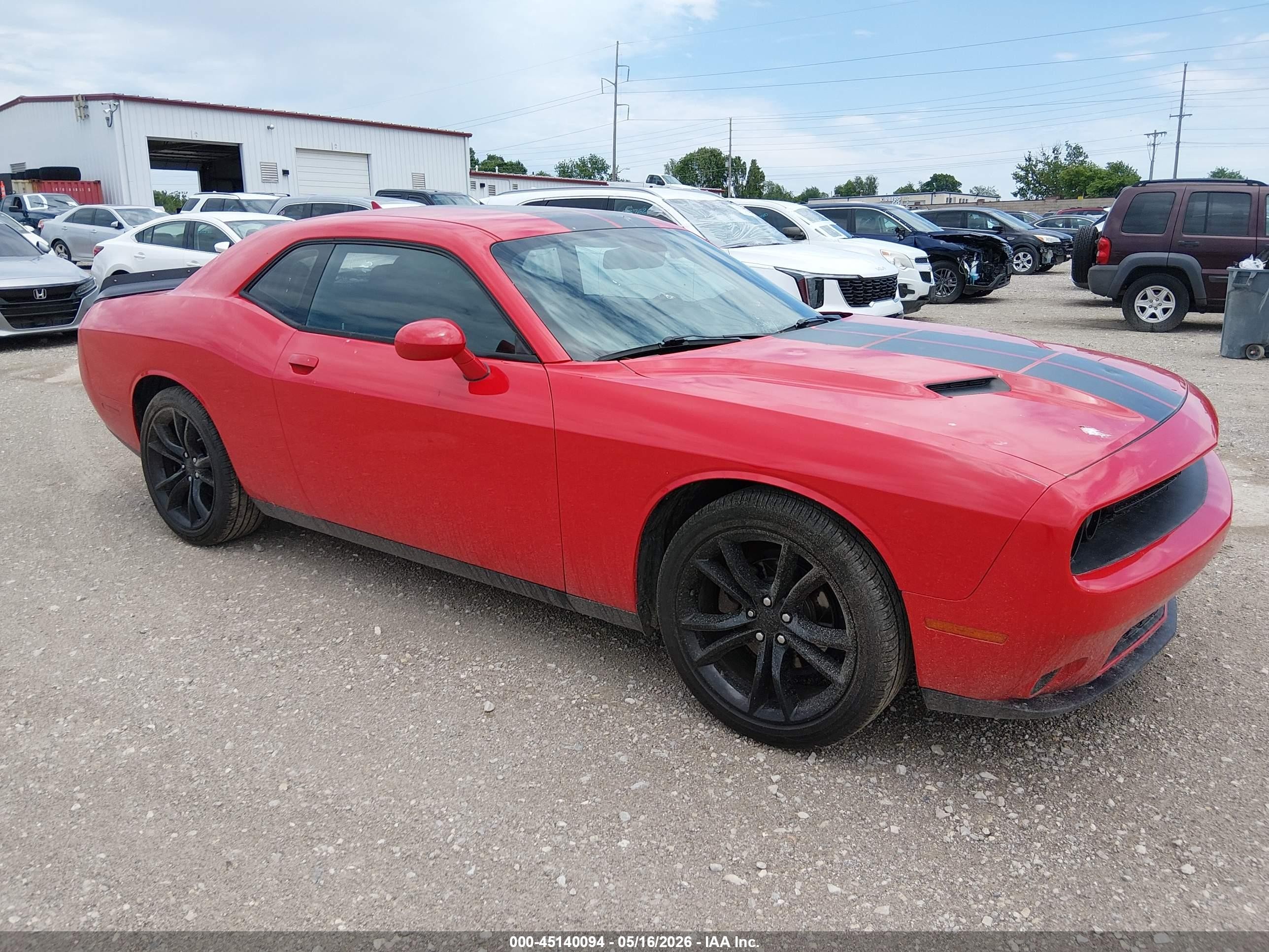 2016 Dodge Challenger SXT Plus, VIN 2C3CDZAG7GH119661 — Hail