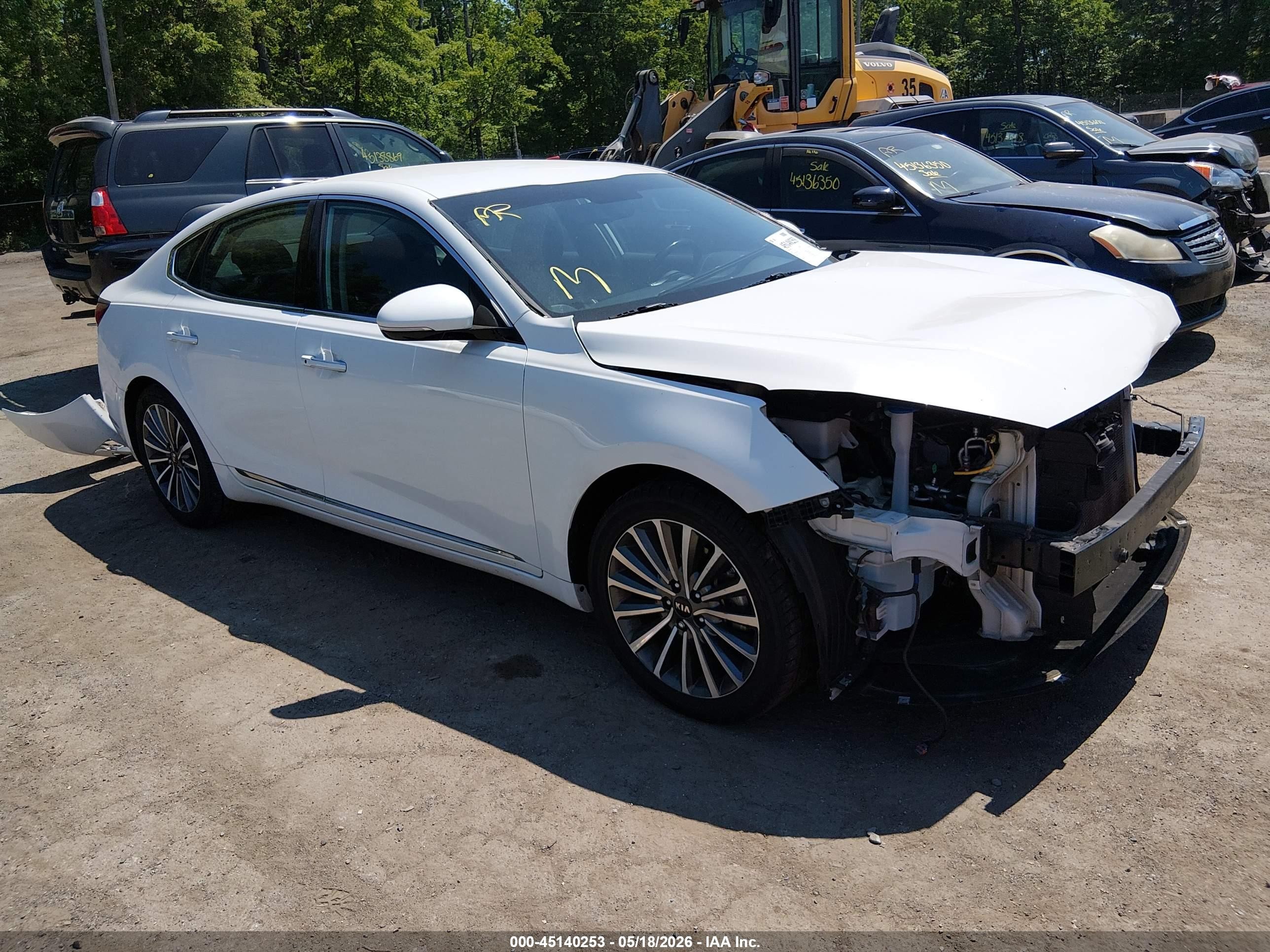 2019 Kia Cadenza Premium, VIN KNALB4J16K5172980 — Front end