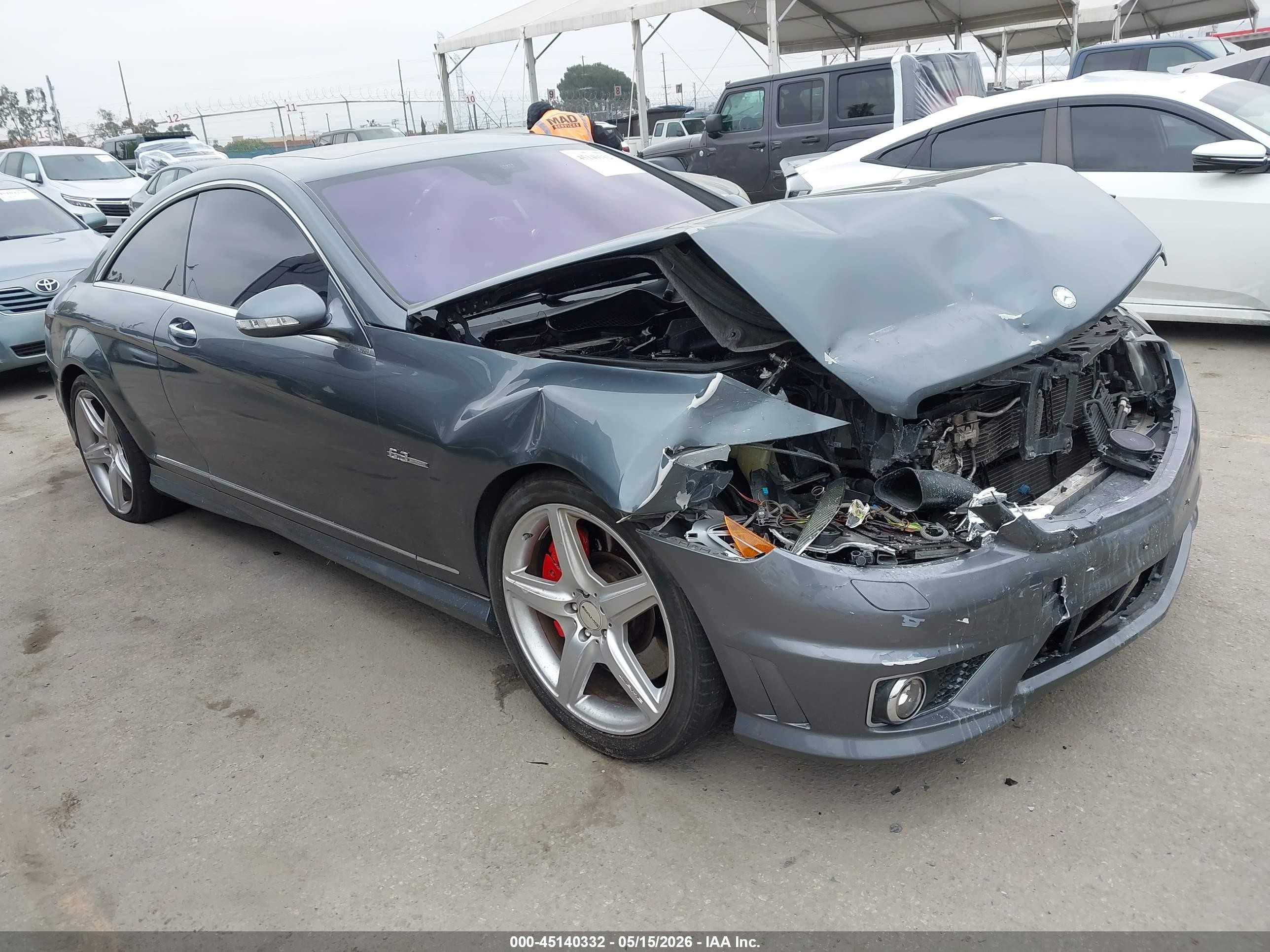 2009 Mercedes-Benz CL 63 AMG, VIN WDDEJ77X59A020532 — Front end