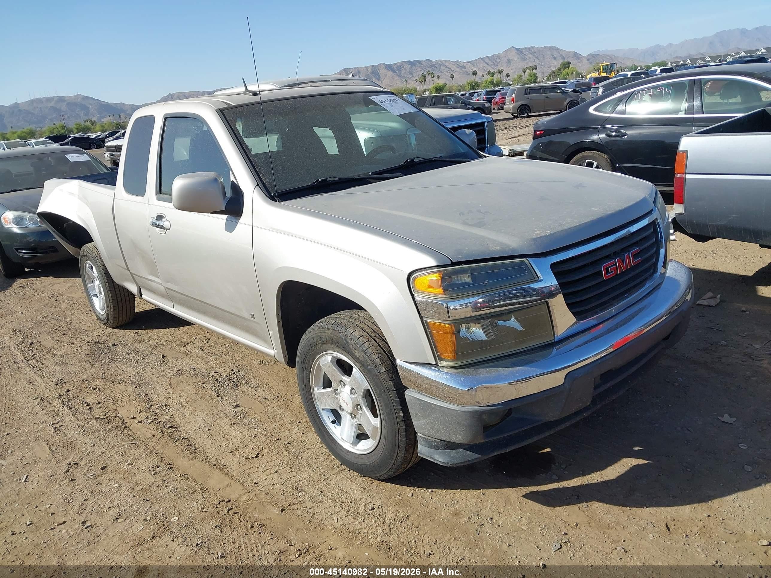 2009 GMC Canyon SLE1, VIN 1GTCS19E698134571 — Rear end