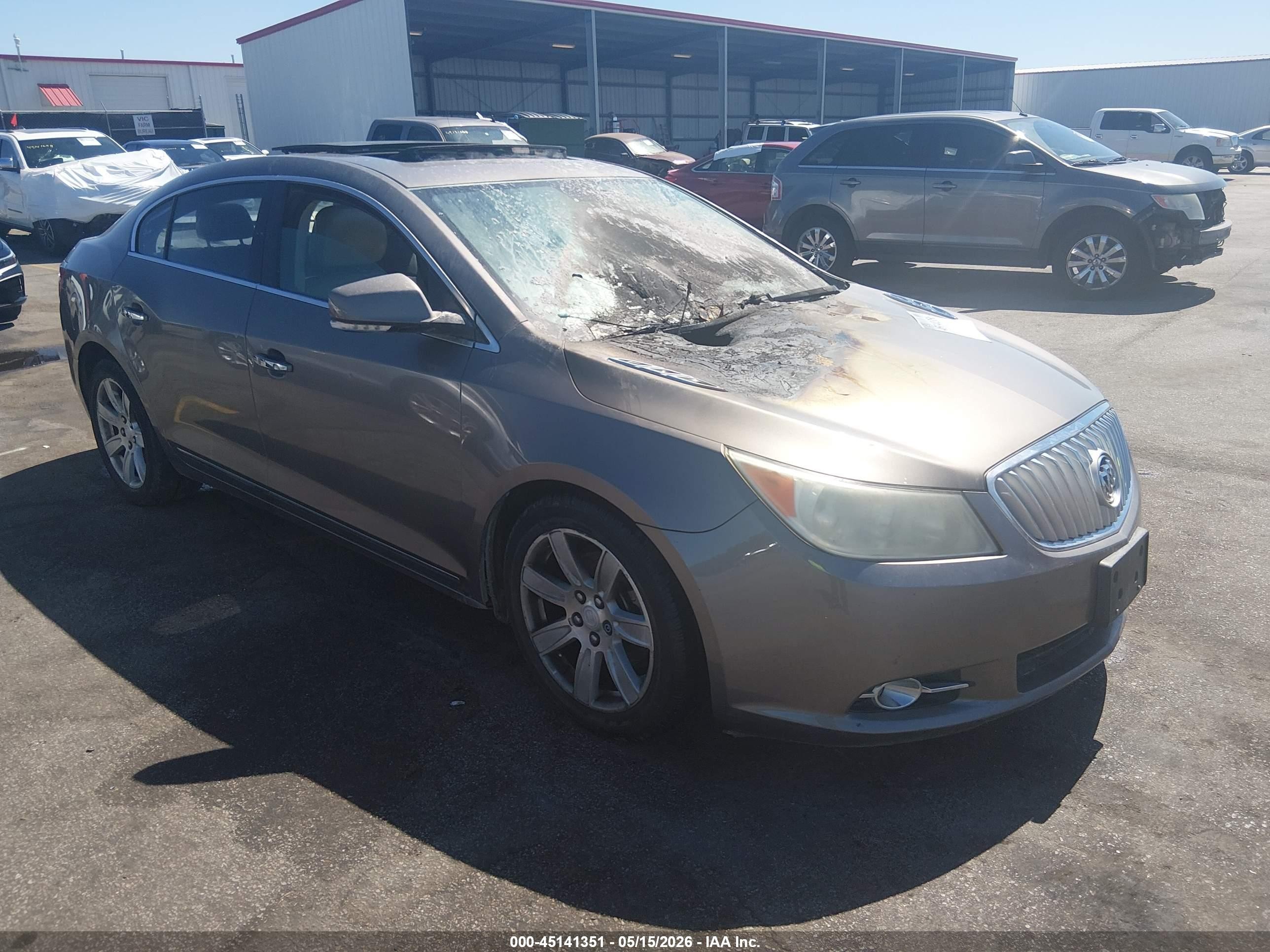 2011 Buick LaCrosse CXL, VIN 1G4GC5ED5BF120631 — Engine fire