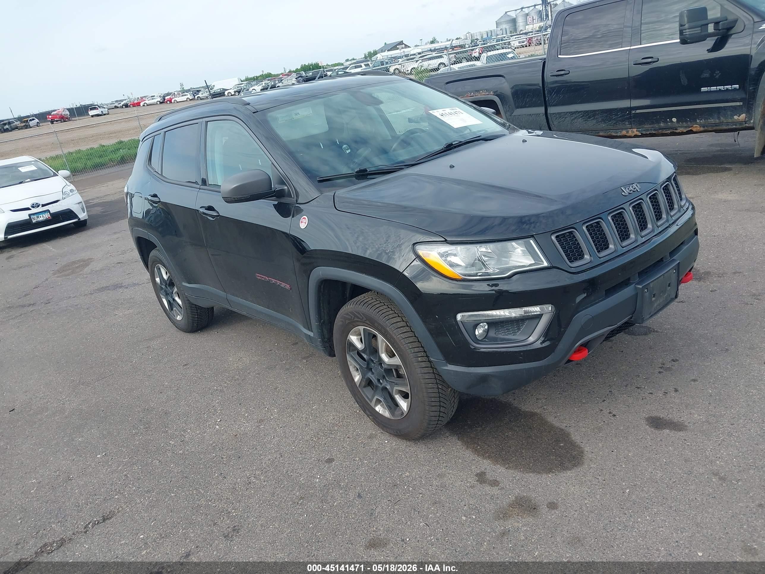 2018 Jeep Compass Trailhawk, VIN 3C4NJDDB3JT419339 — All over