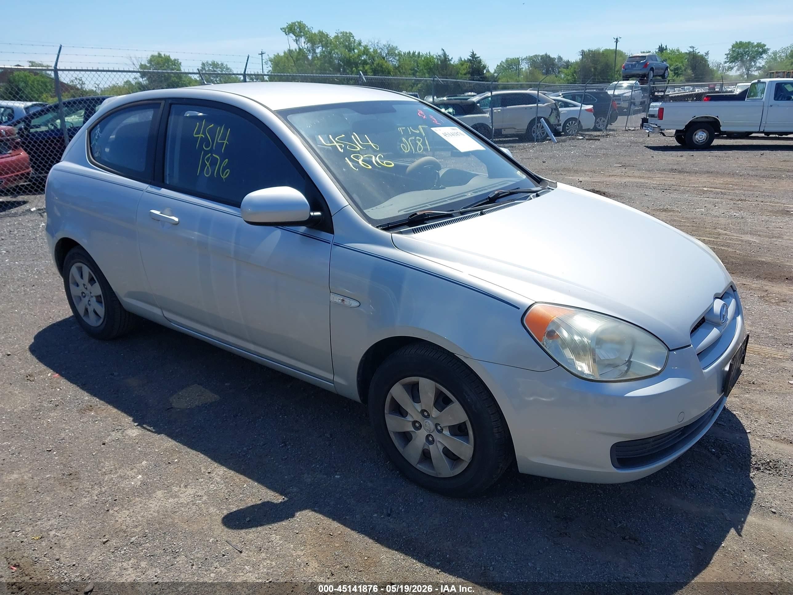 2010 Hyundai Accent GS, VIN KMHCM3AC3AU153800 — Normal wear
