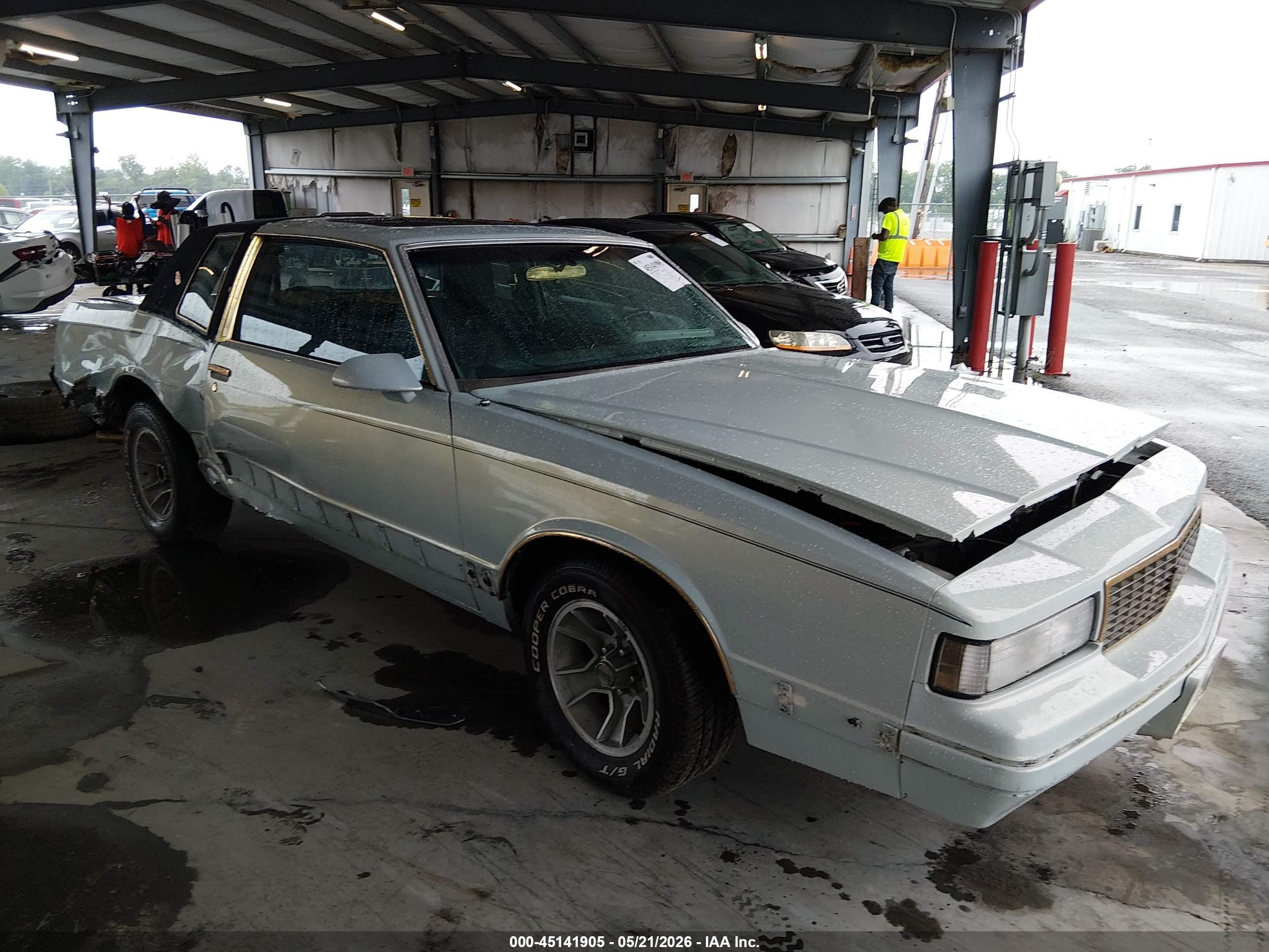 1987 Chevrolet Monte Carlo, VIN 1G1GZ11H9HR122323 — Side
