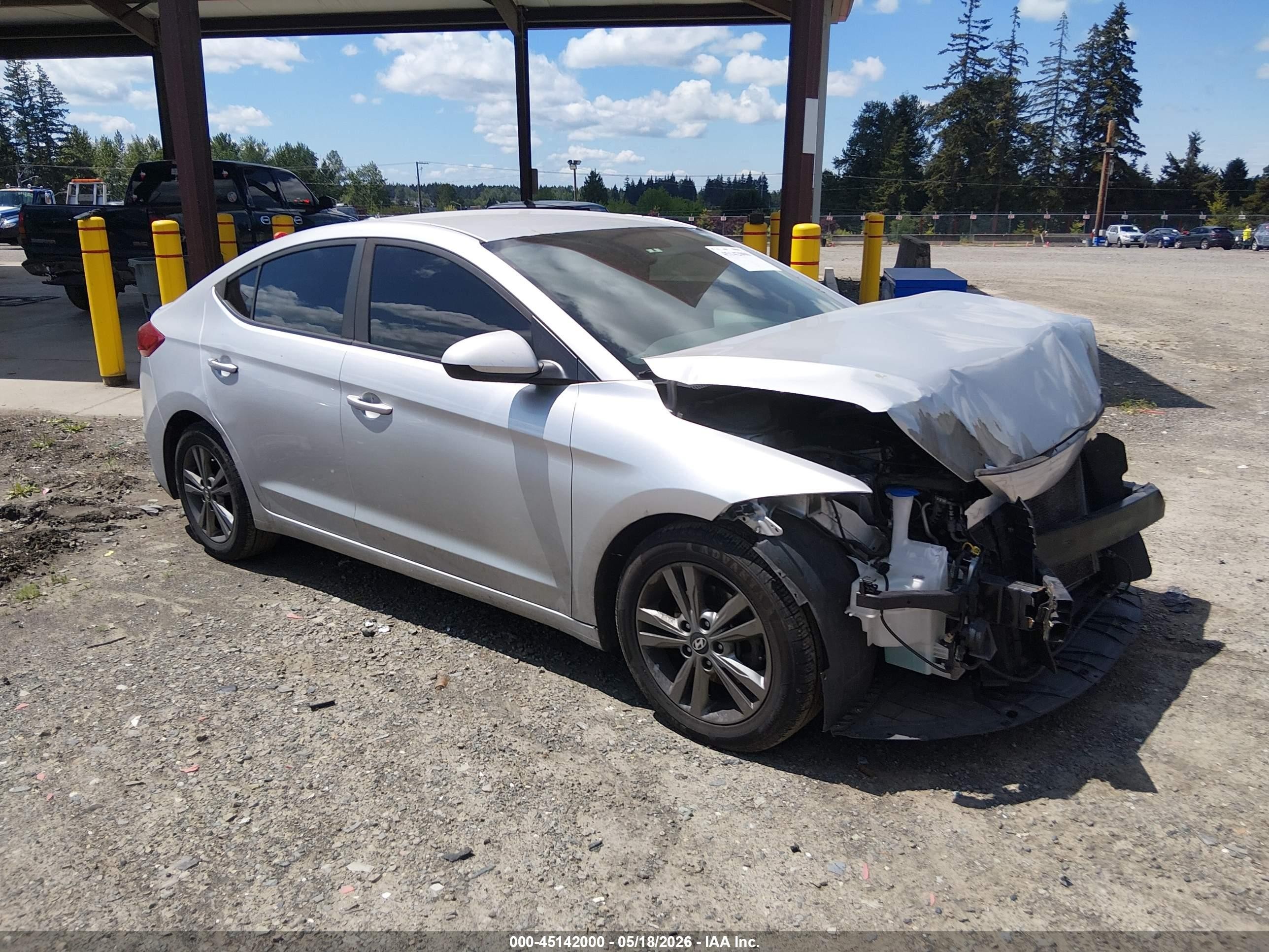 2018 Hyundai Elantra Value Edition, VIN 5NPD84LF5JH317746 — Theft recovery