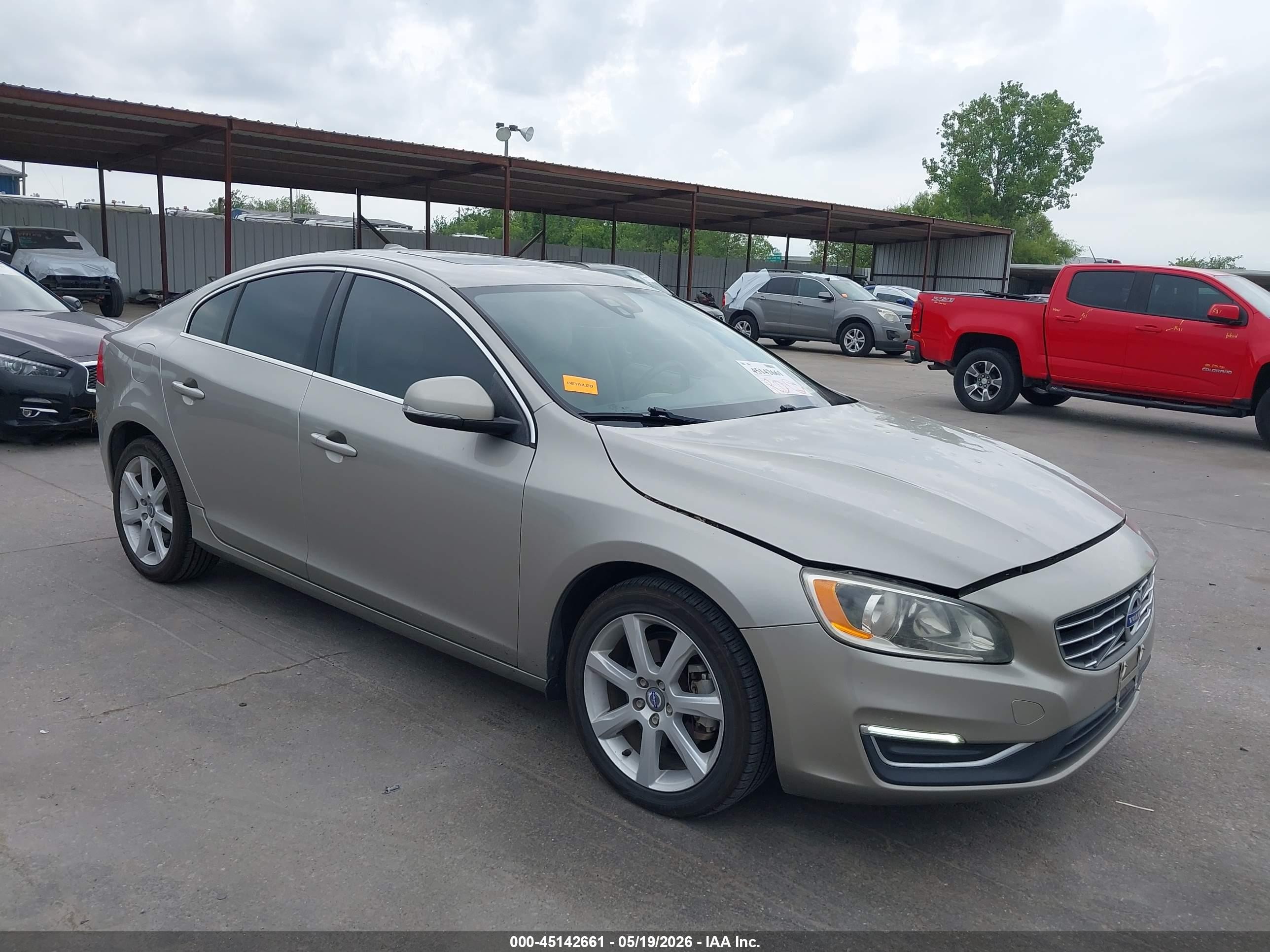 2016 Volvo S60 T5 Drive-E Premier, VIN YV126MFK4G2397020 — Hail