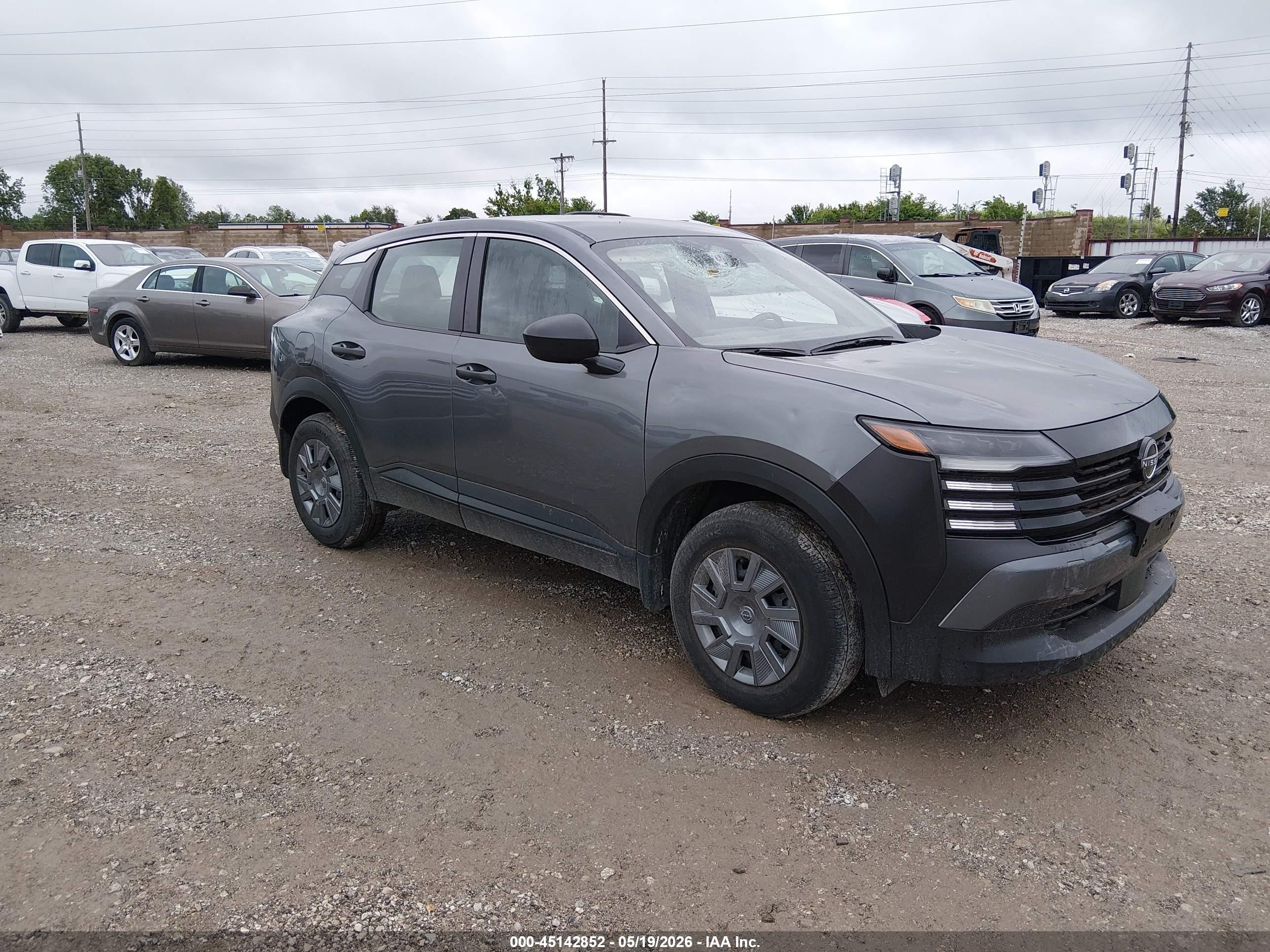 2025 Nissan Kicks S, VIN 3N8AP6BB9SL383285 — Hail