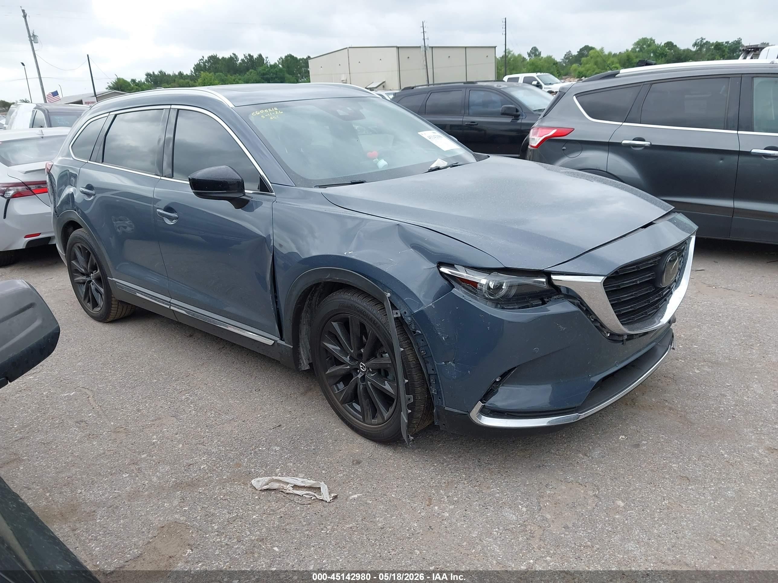 2021 Mazda CX-9 Carbon Edition, VIN JM3TCADY9M0516669 — Front end