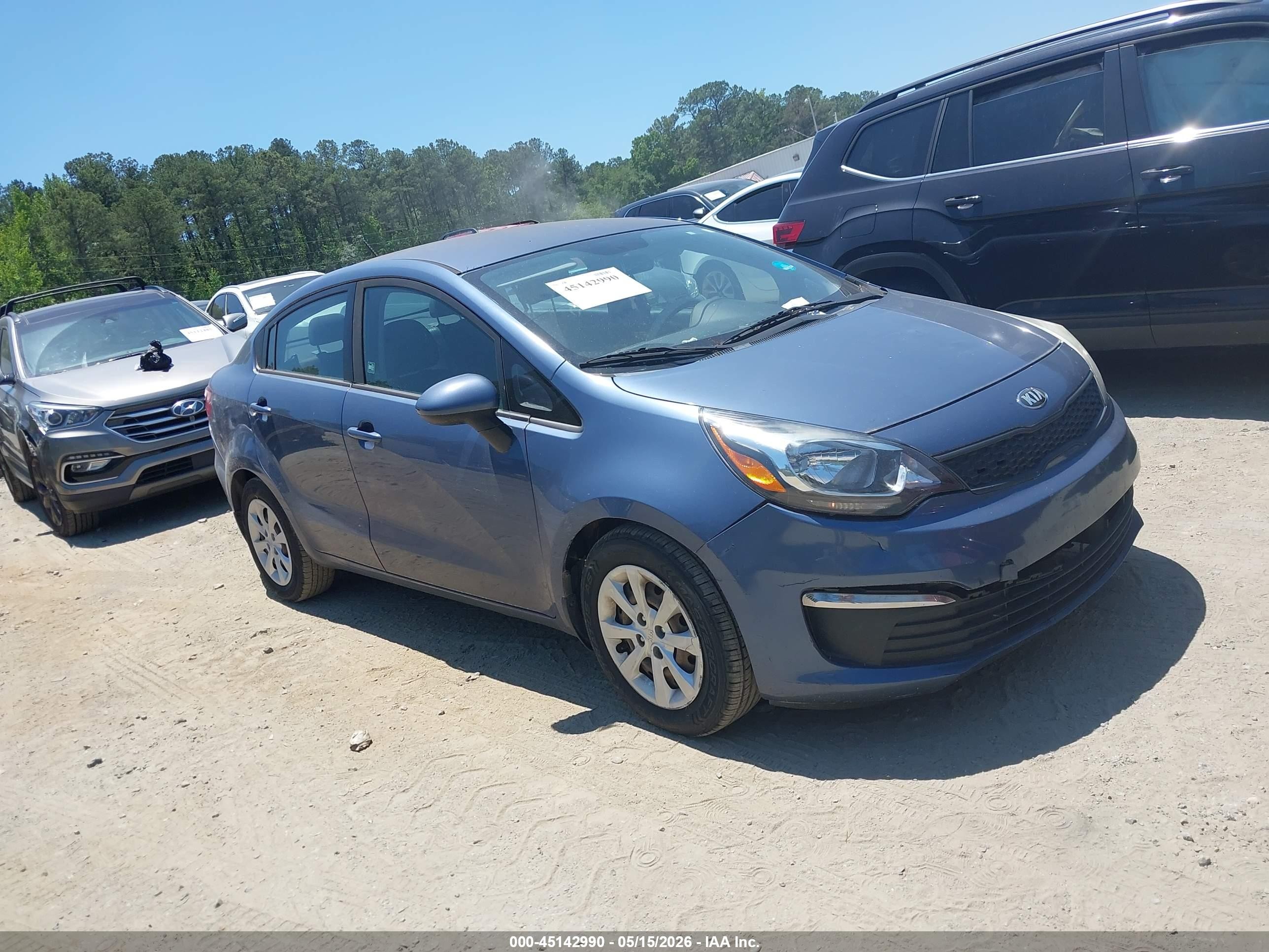 2016 Kia Rio LX, VIN KNADM4A37G6664449 — Normal wear