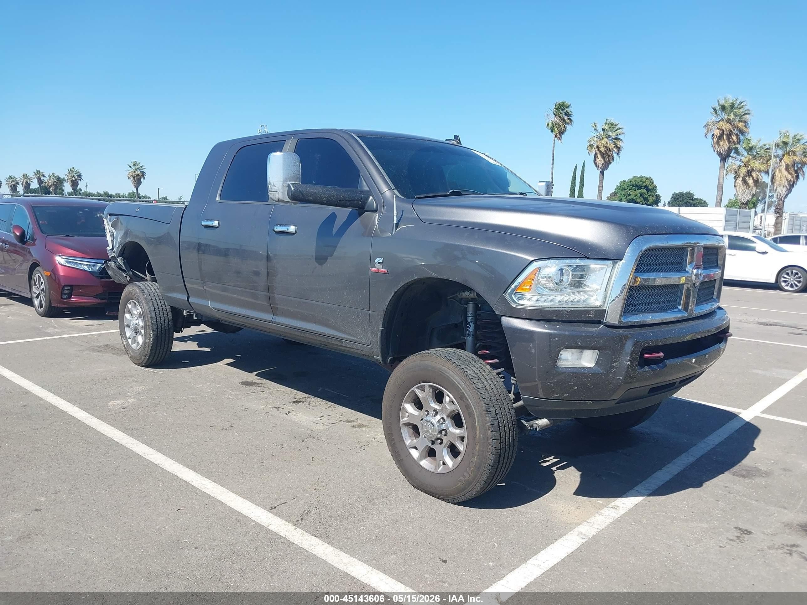 2014 Ram 2500 Longhorn, VIN 3C6UR5PL4EG315284 — Rear end