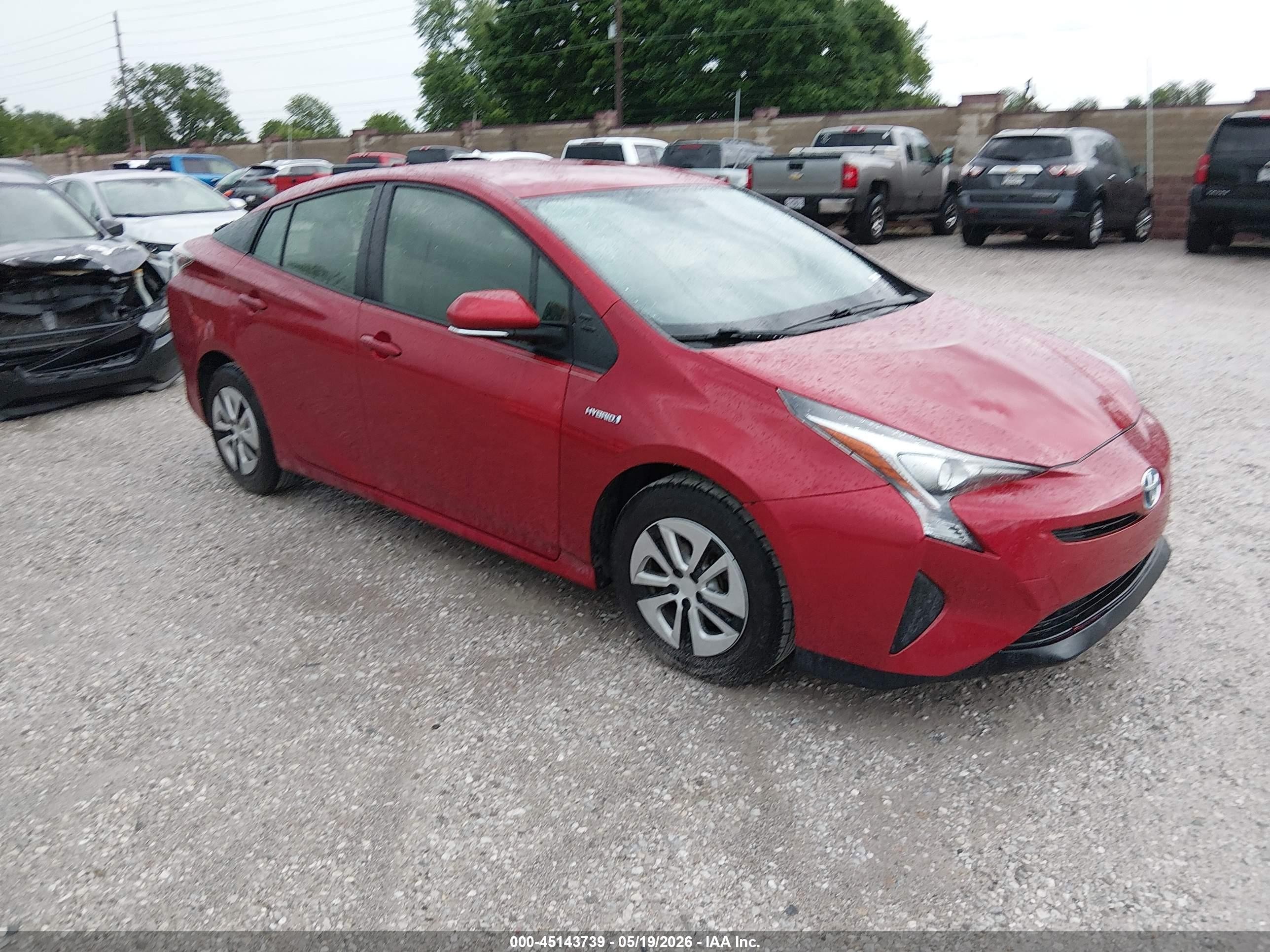 2016 Toyota Prius Two, VIN JTDKBRFU9G3503438 — Hail