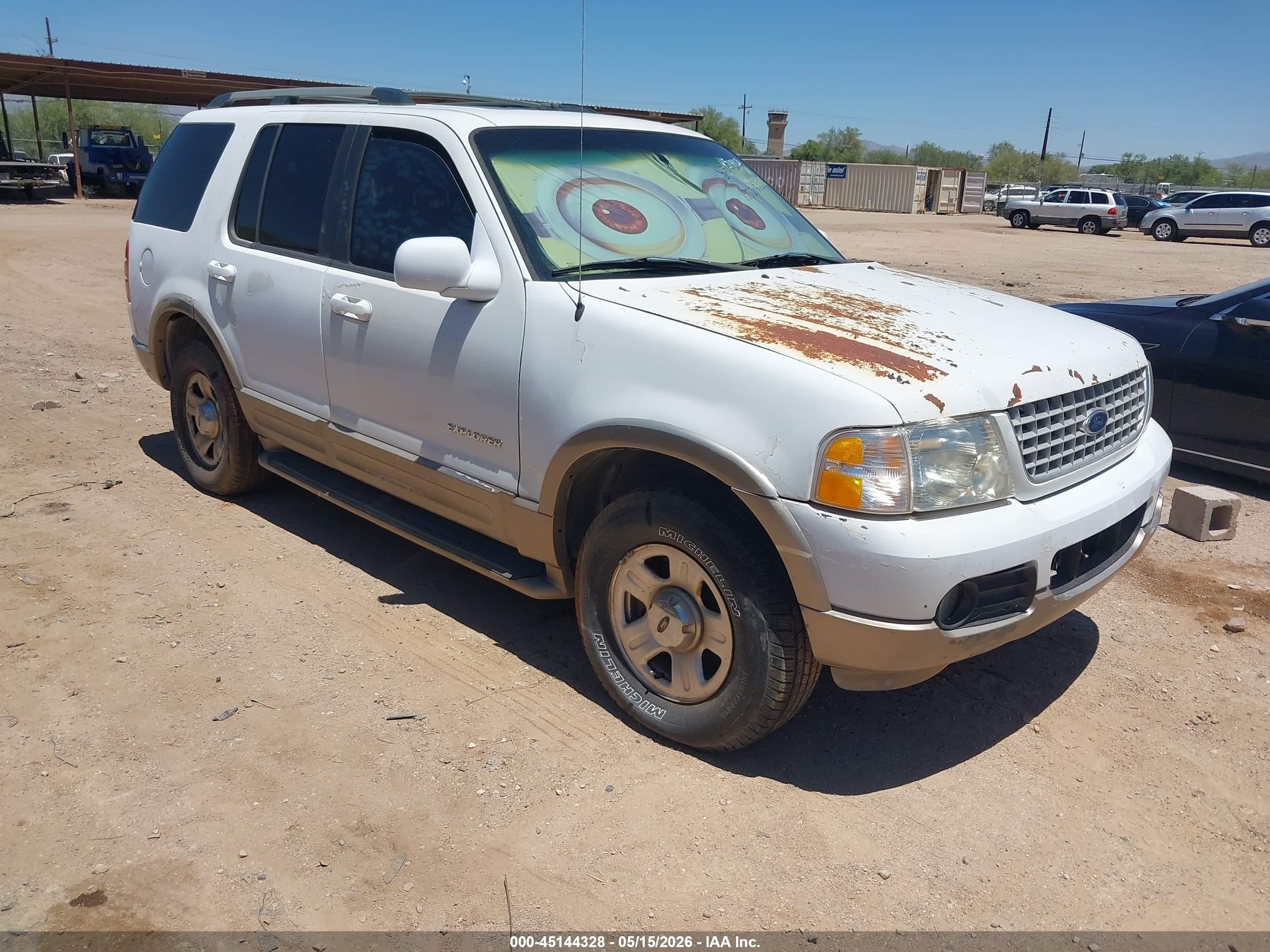 2002 Ford Explorer Eddie Bauer, VIN 1FMDU74W42ZC40711 — Normal wear