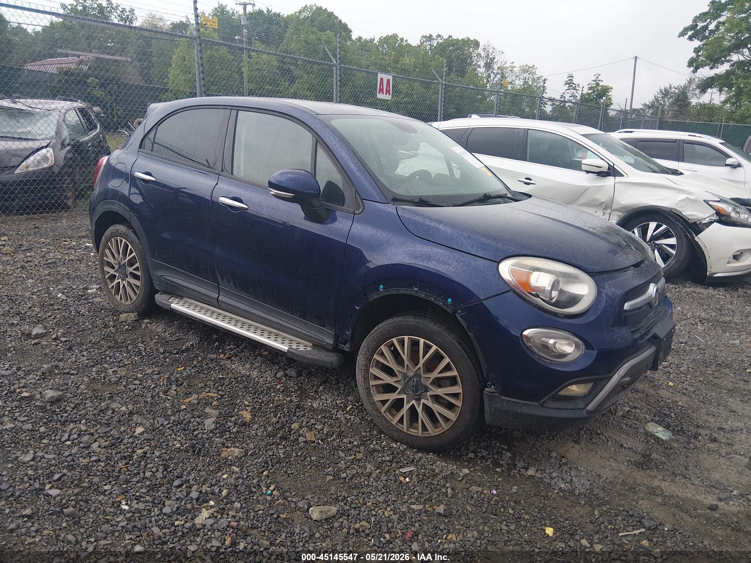 2016 FIAT 500X Trekking, VIN ZFBCFYCT9GP381965 — Пожар в моторном отсеке