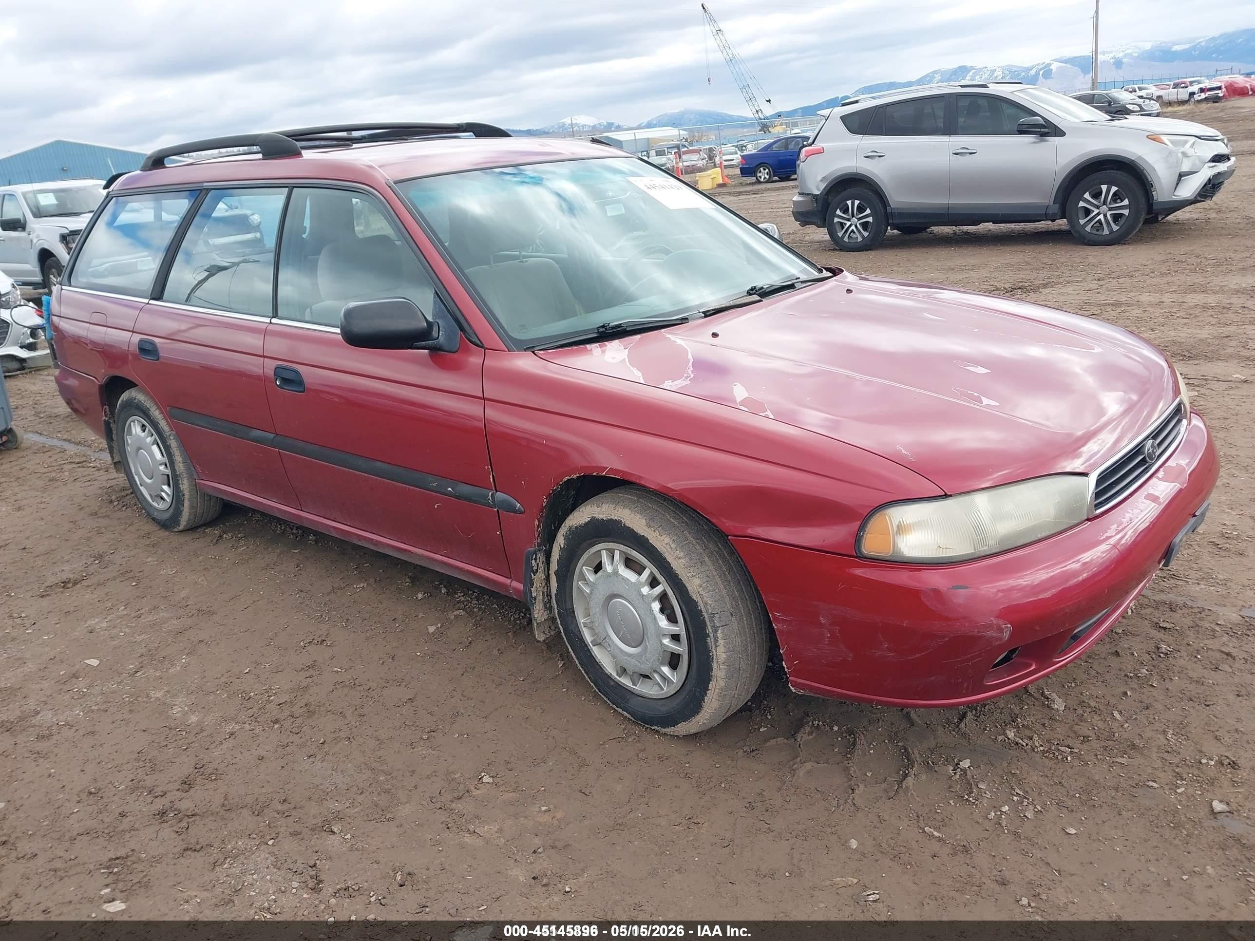 1995 Subaru Legacy L, VIN 4S3BK6359S7331845 — Rear end